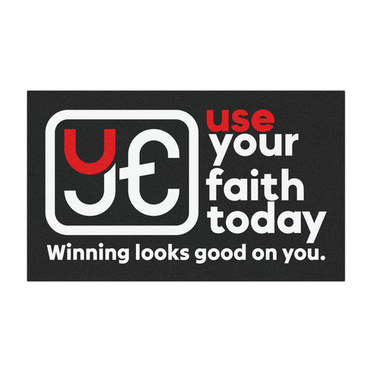 Use Your Faith Today Car Magnet (Black)