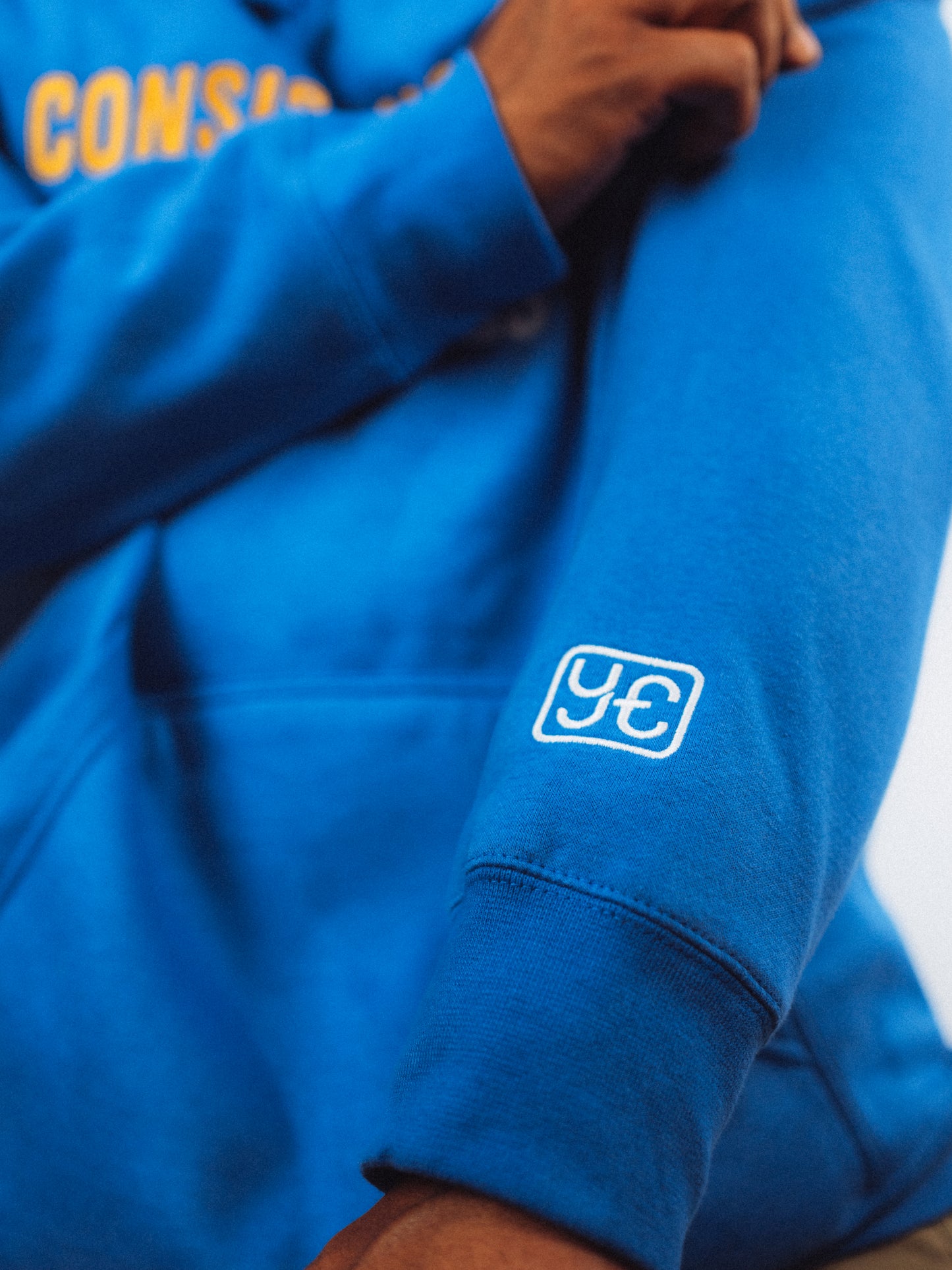 'Consistency' Embroidered Front Hoodie