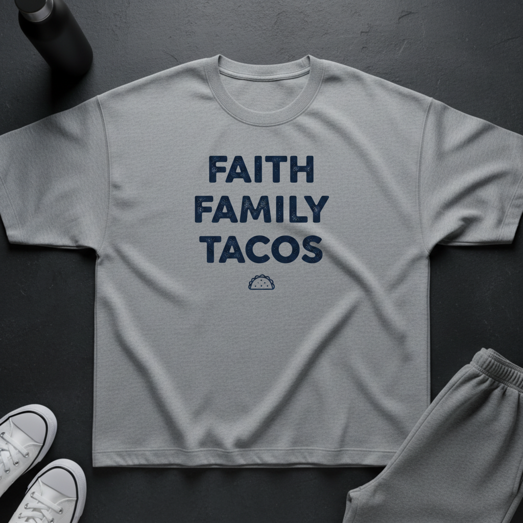 Faith Family Tacos BoxTee