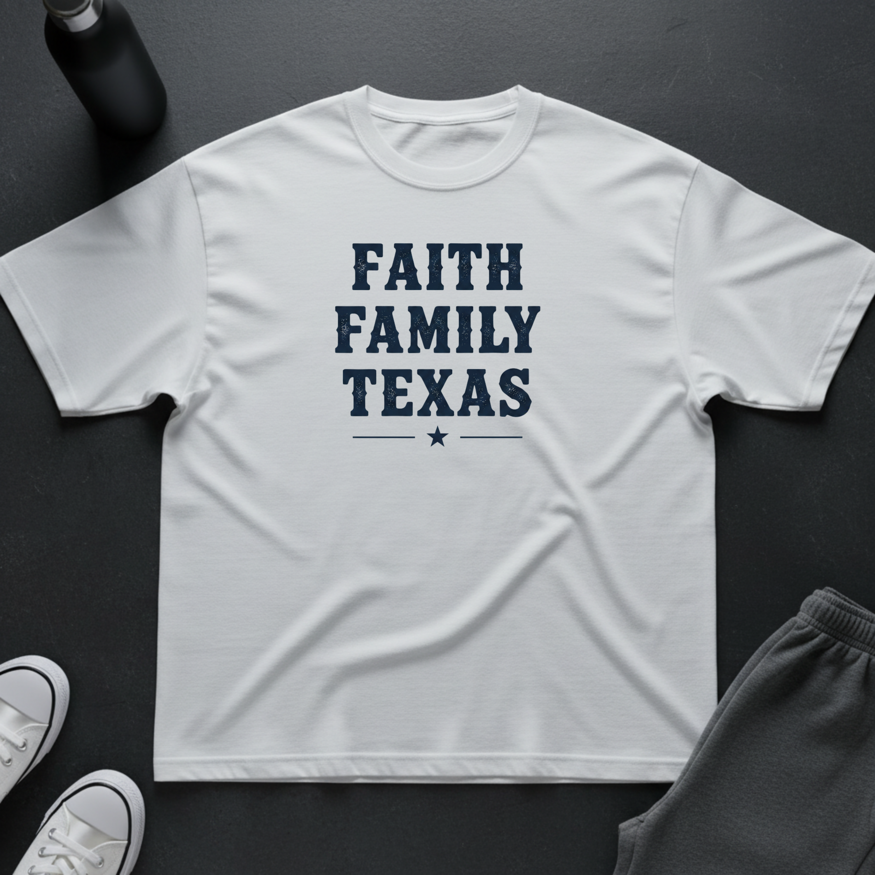 Faith Family Texas BoxTee