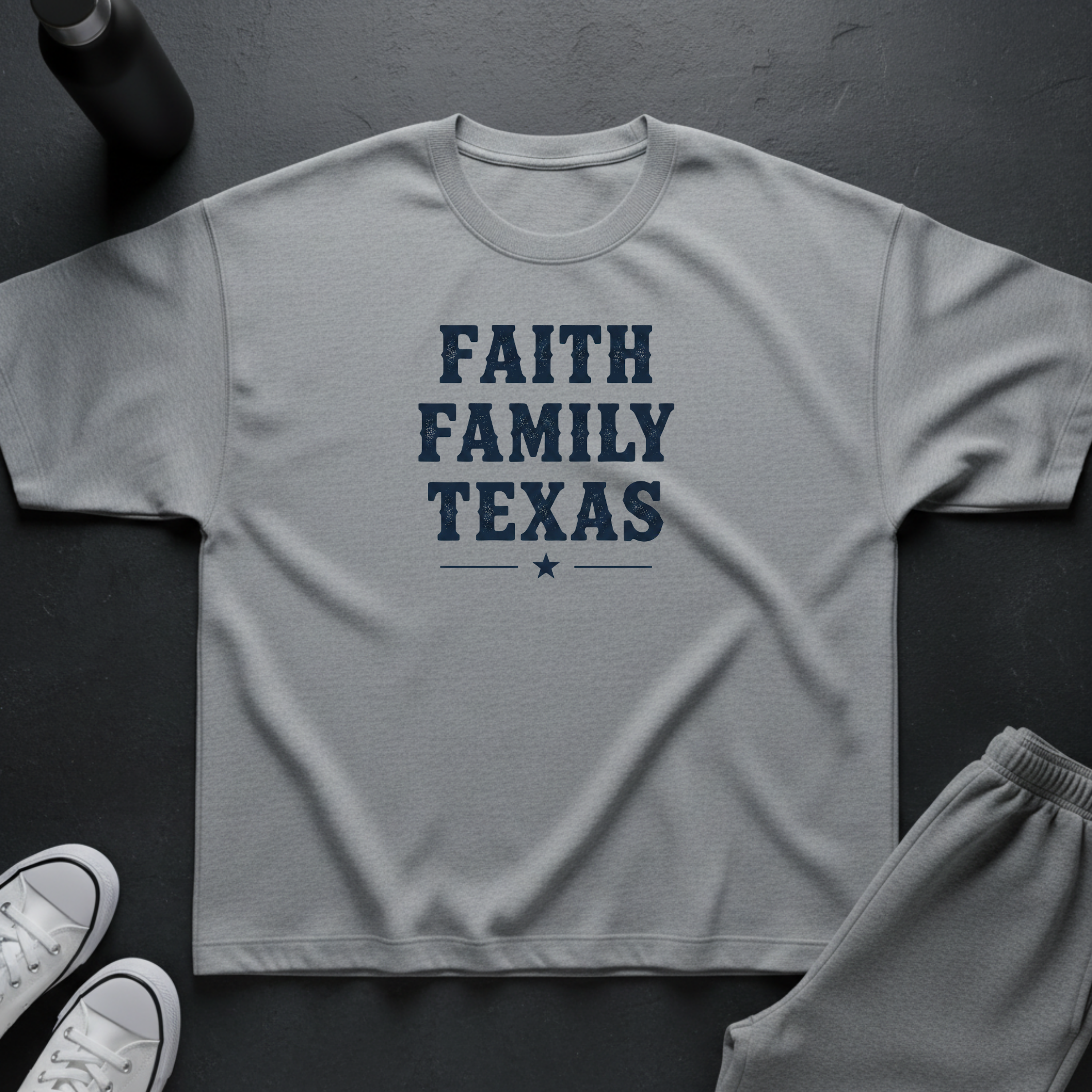 Faith Family Texas BoxTee