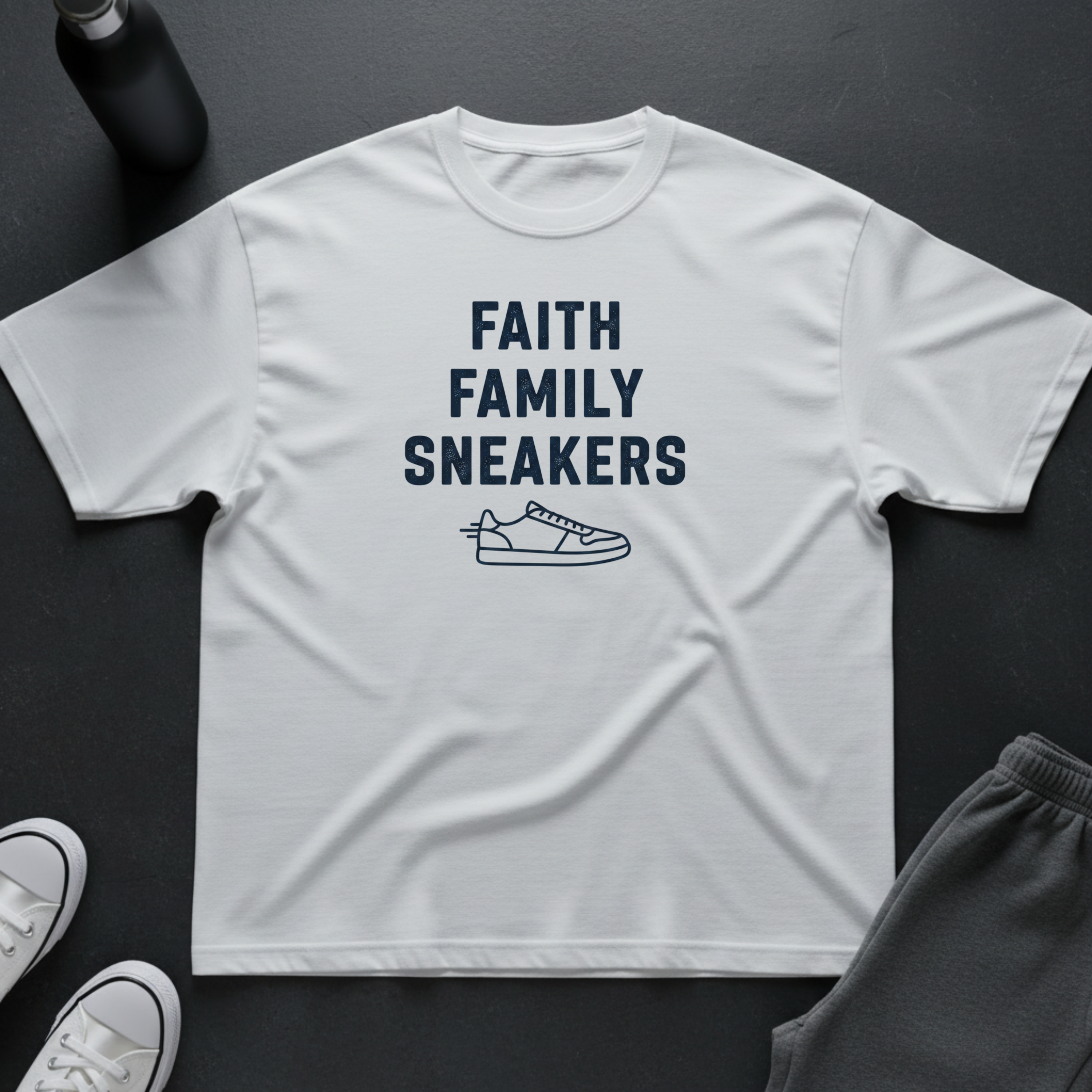 Faith Family Sneakers BoxTee