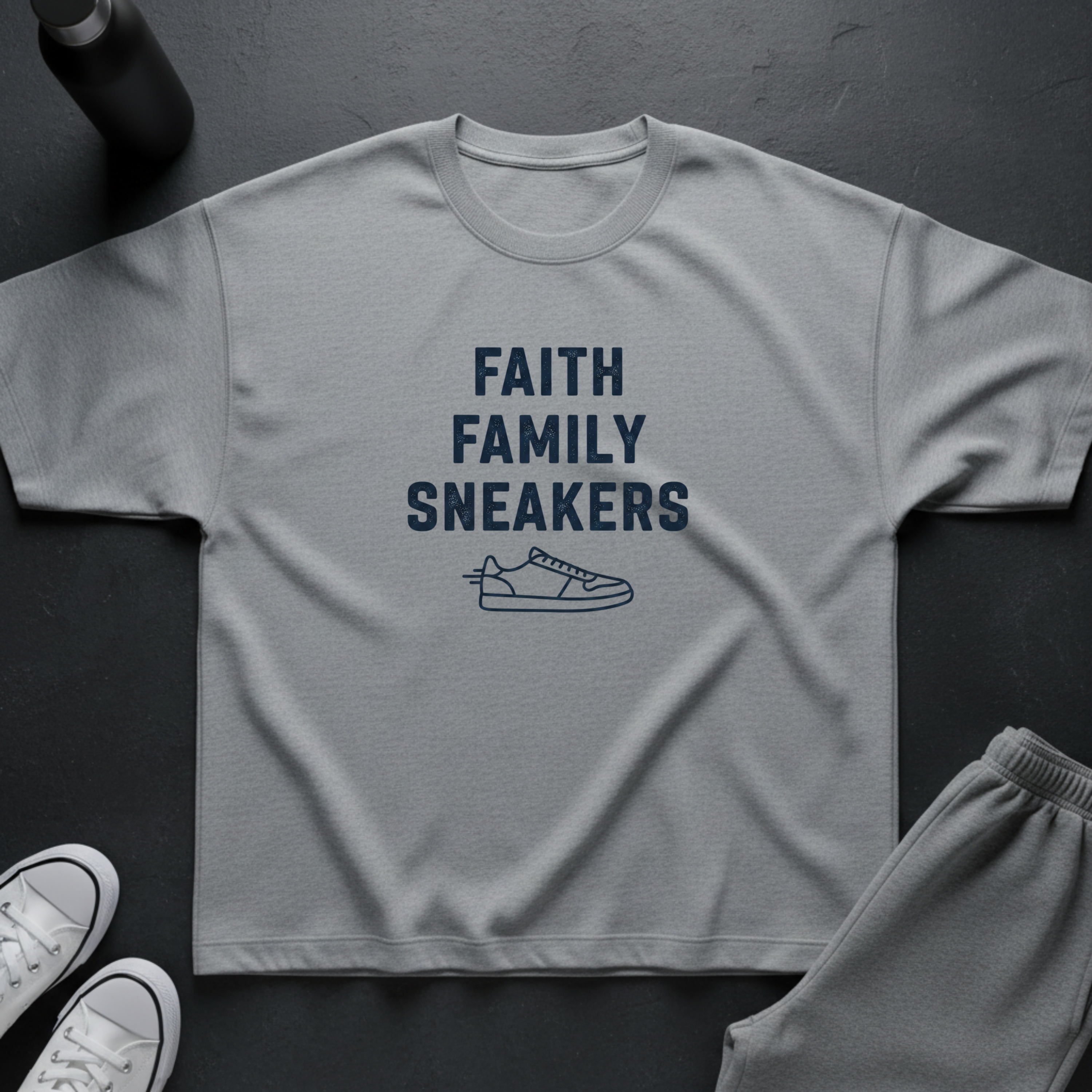 Faith Family Sneakers BoxTee