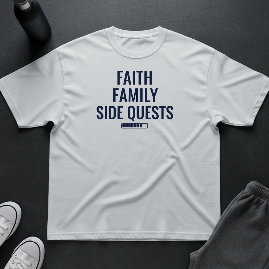 Faith Family Side Quests BoxTee