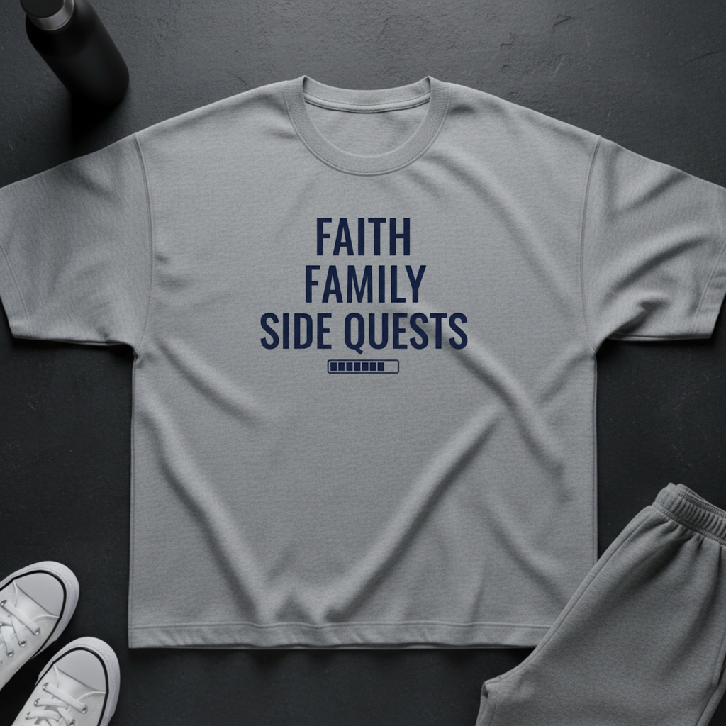 Faith Family Side Quests BoxTee