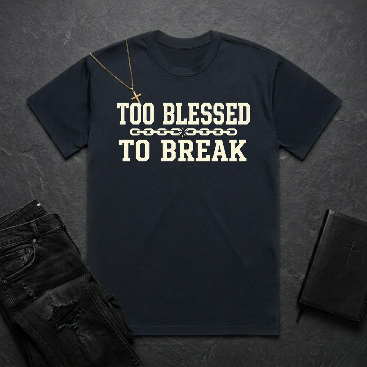 Too Blessed To Break BoxTee