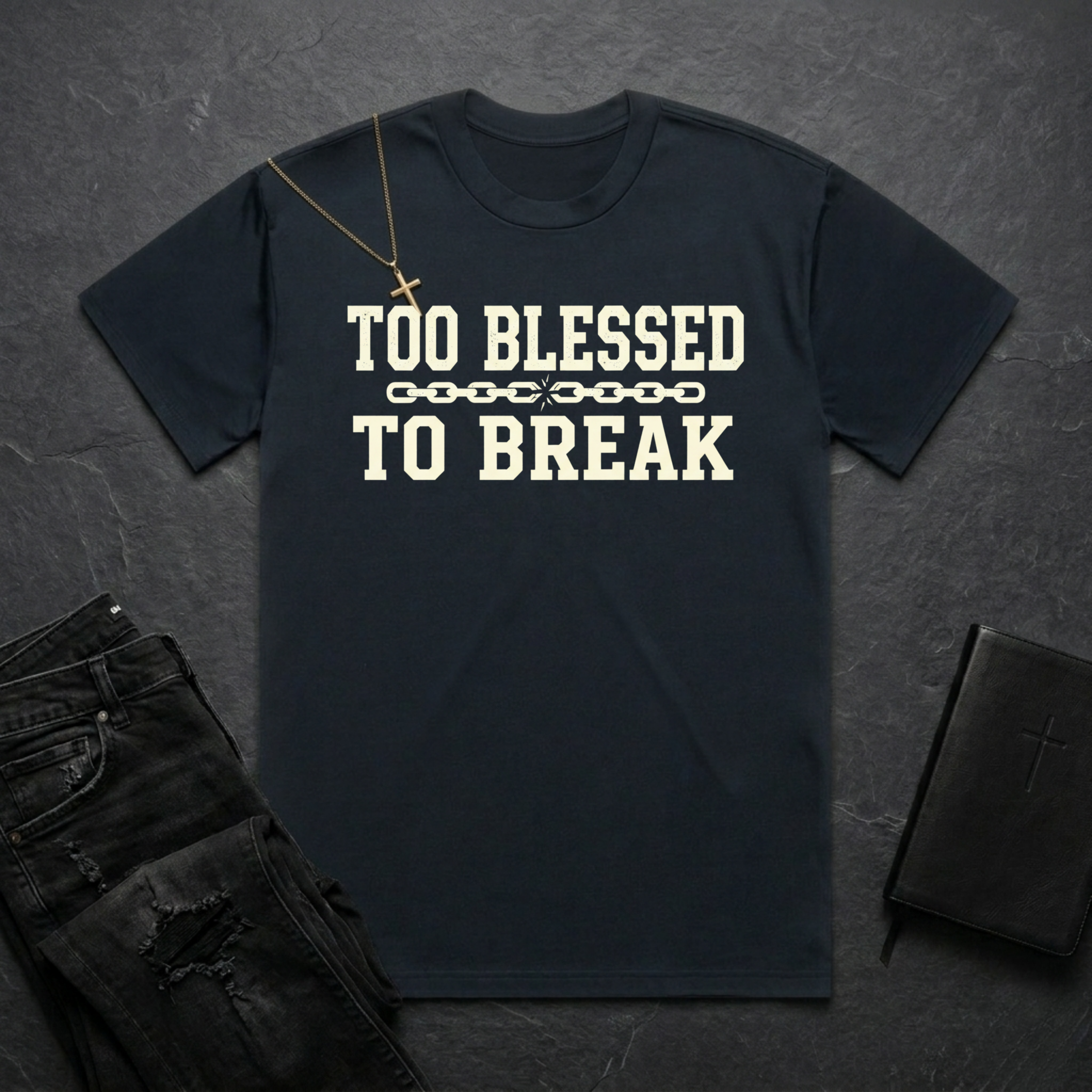 Too Blessed To Break BoxTee