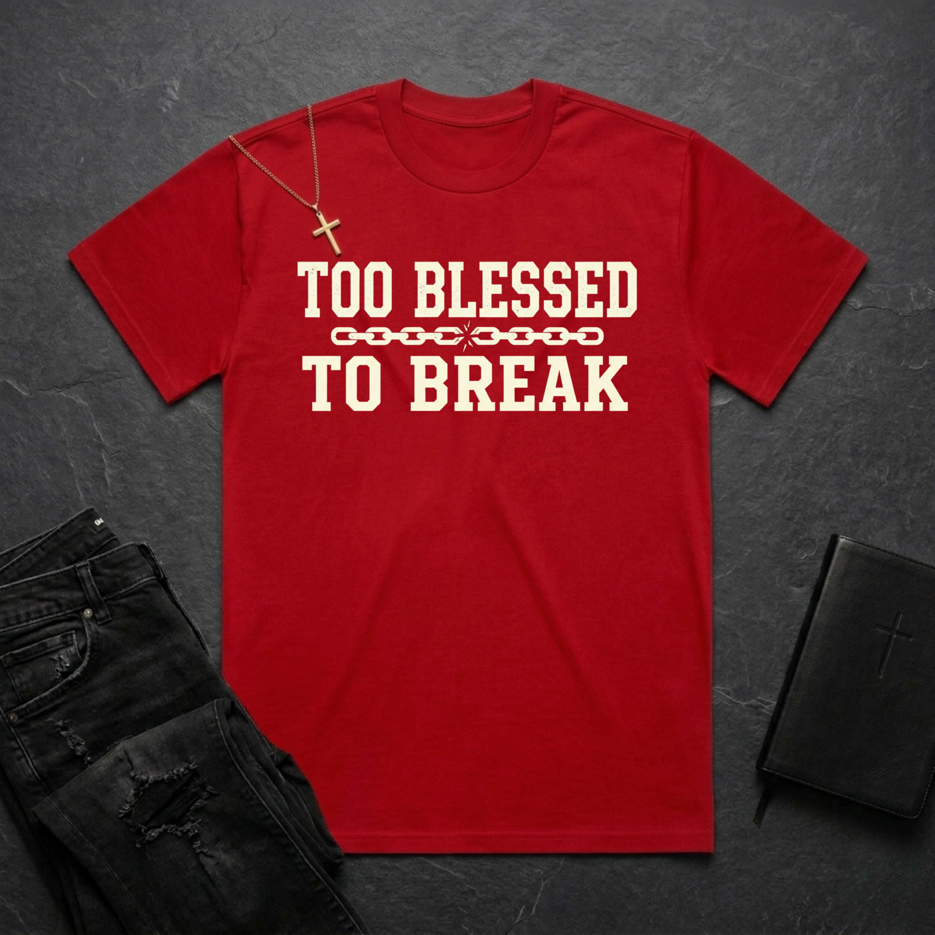 Too Blessed To Break BoxTee