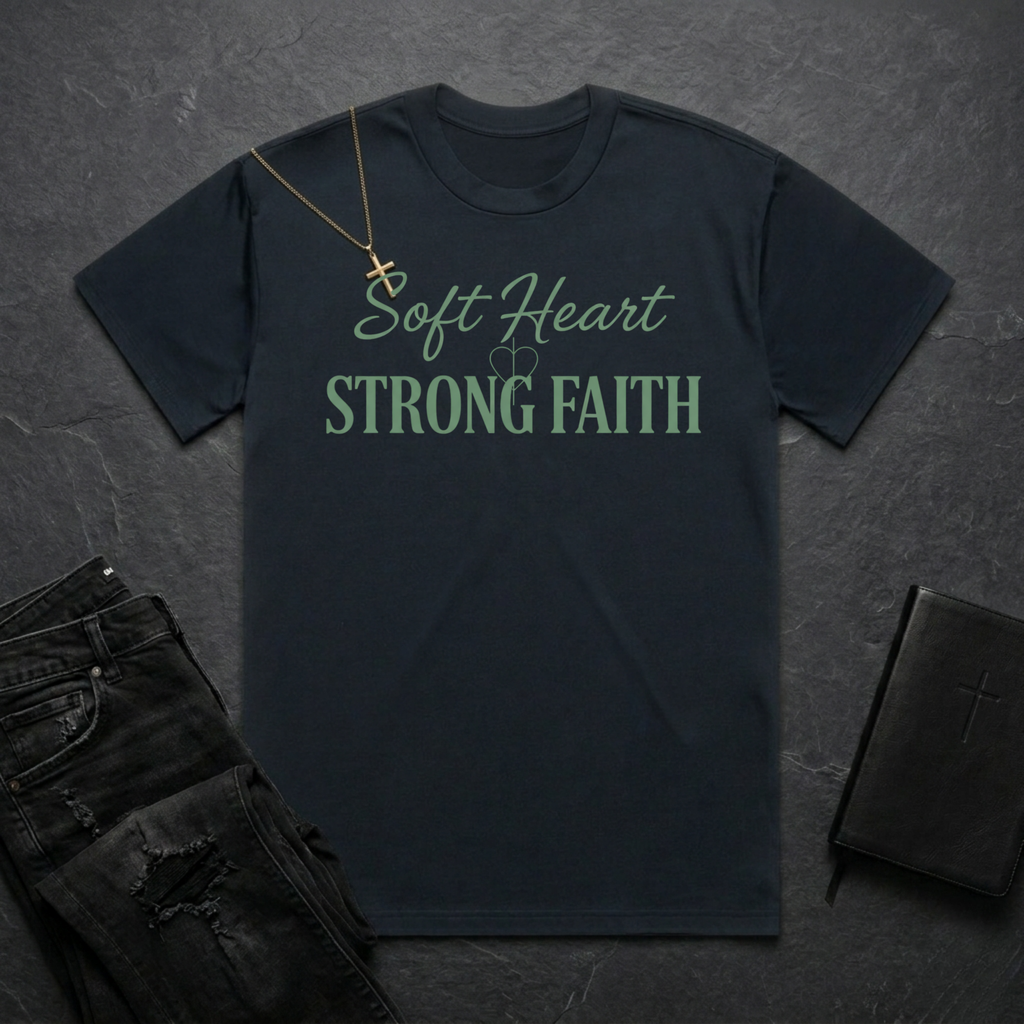 Soft Heart Strong Faith BoxTee
