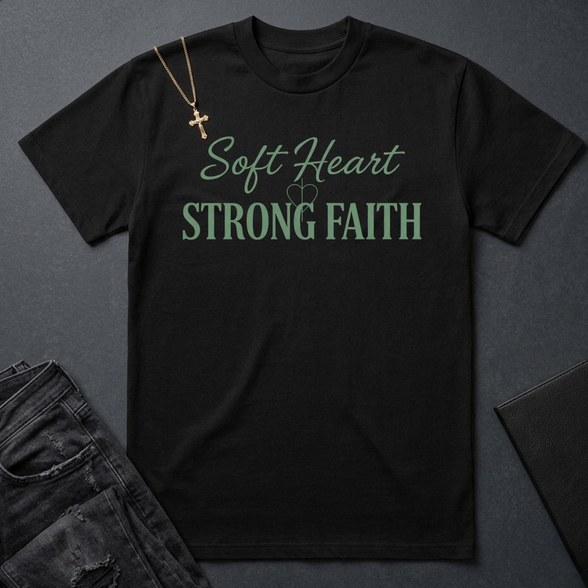 Soft Heart Strong Faith BoxTee