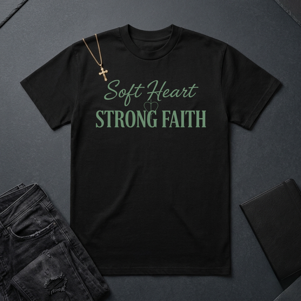 Soft Heart Strong Faith BoxTee