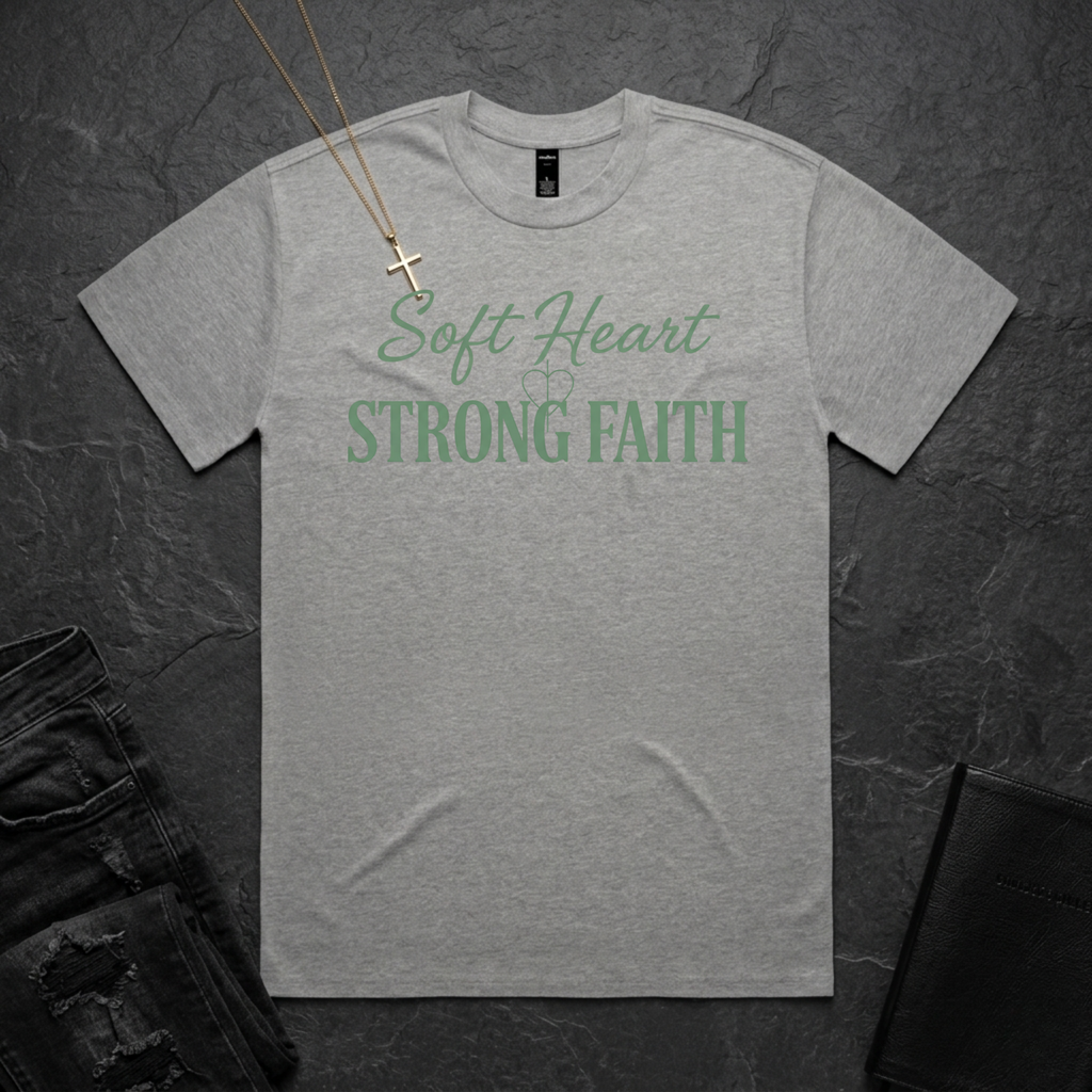 Soft Heart Strong Faith BoxTee