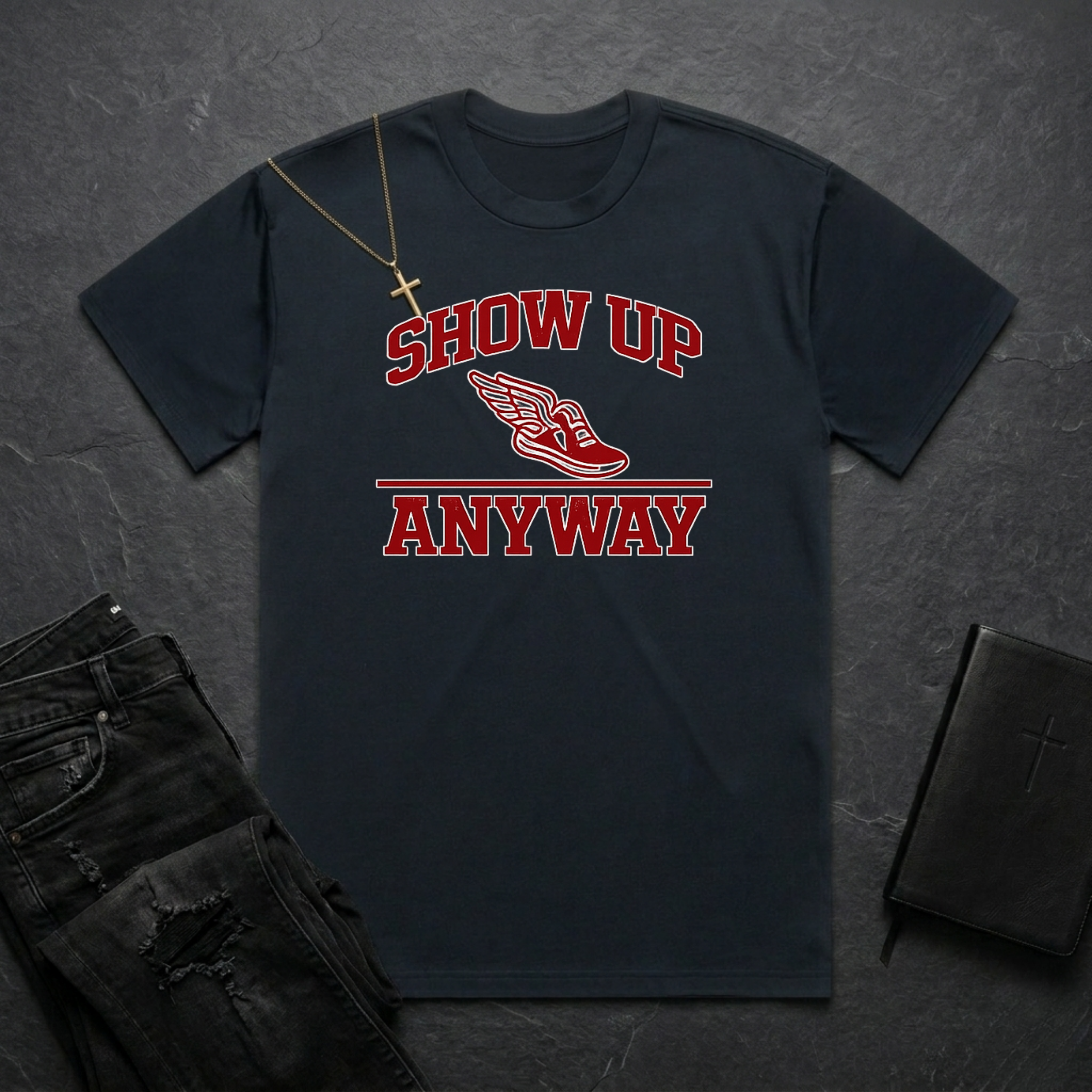 Show Up Anyway BoxTee