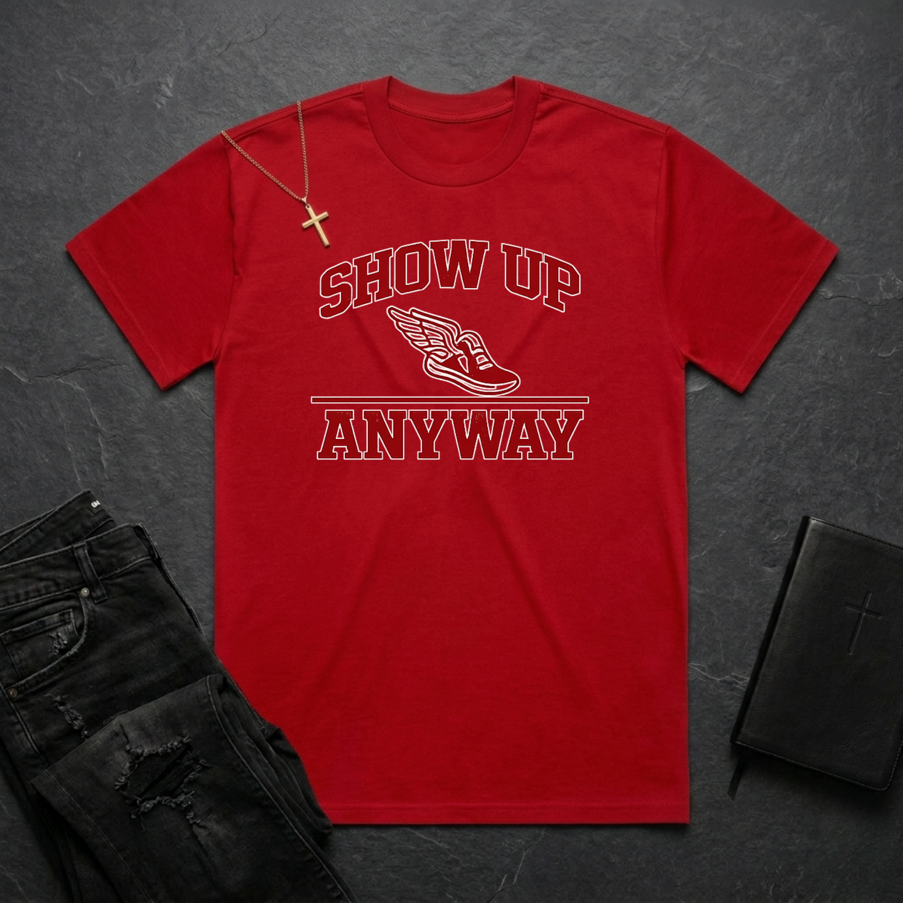Show Up Anyway BoxTee