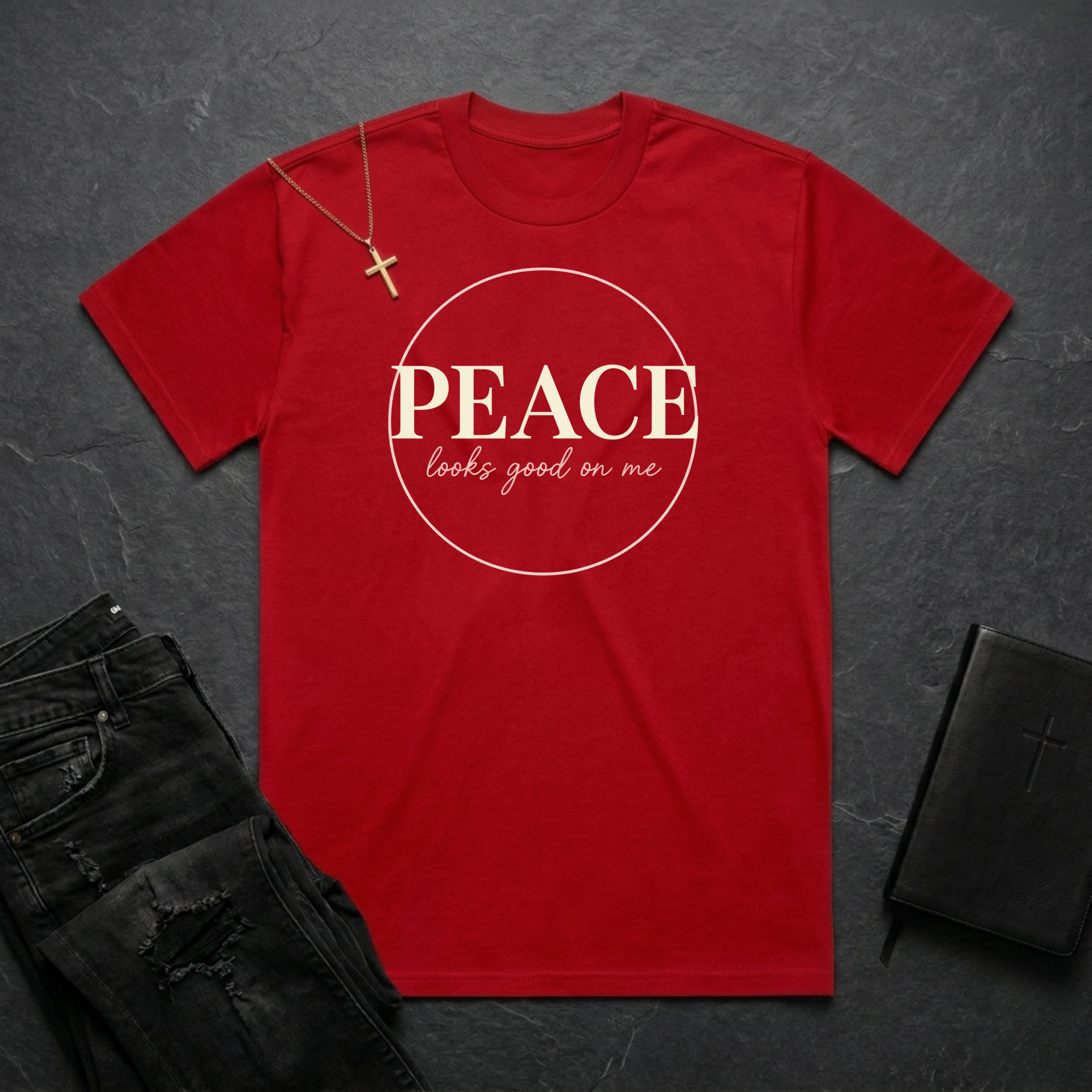 Peace Looks Good On Me BoxTee