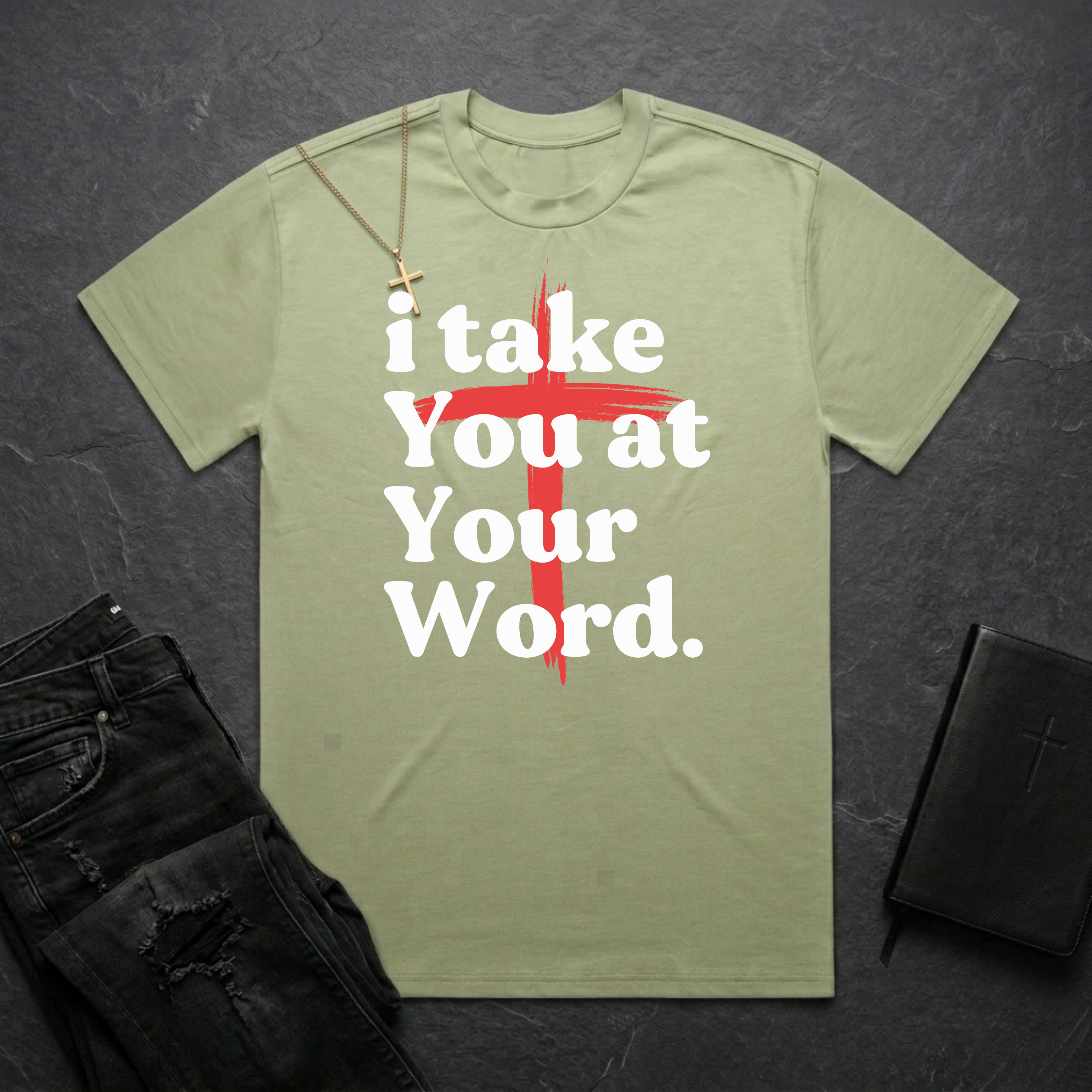 i take You at Your Word Man BoxTee