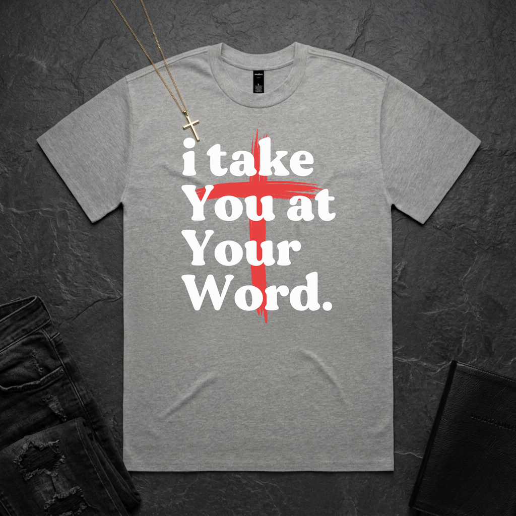 i take You at Your Word Man BoxTee