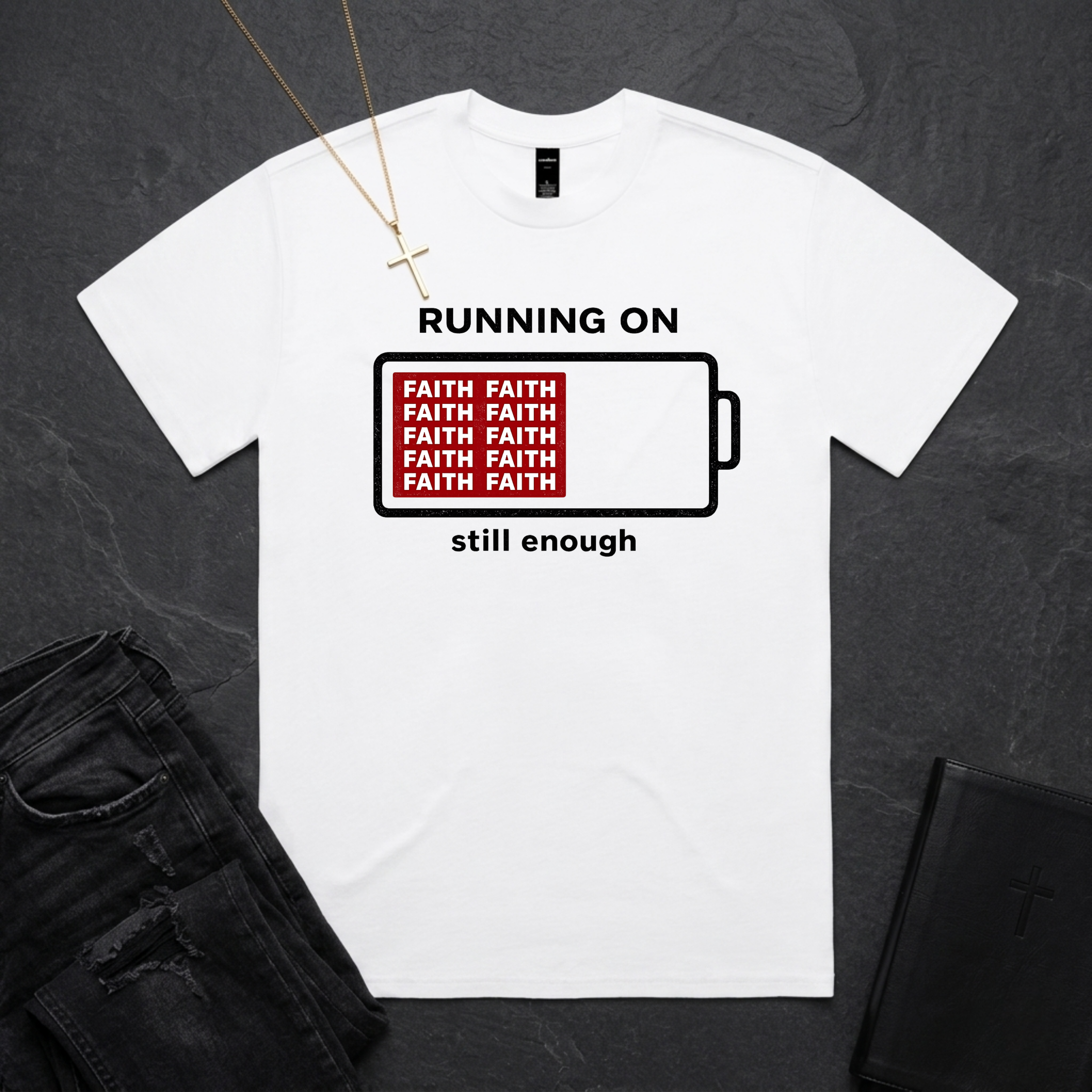 Still Enough Faith BoxTee
