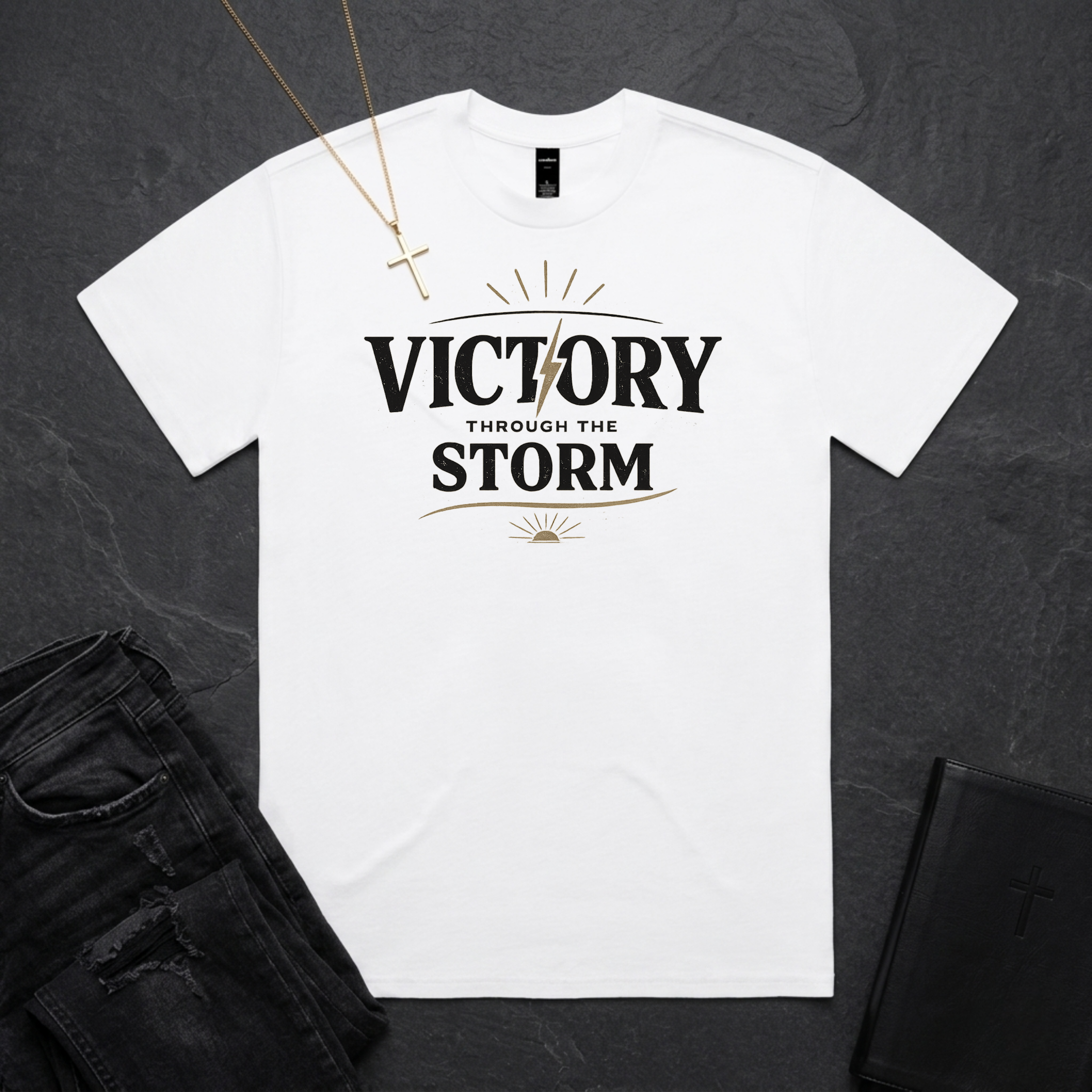 Victory Through The Storm BoxTee