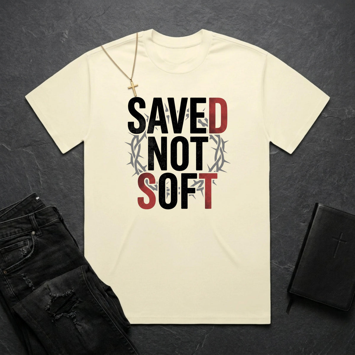Saved Not Soft BoxTee
