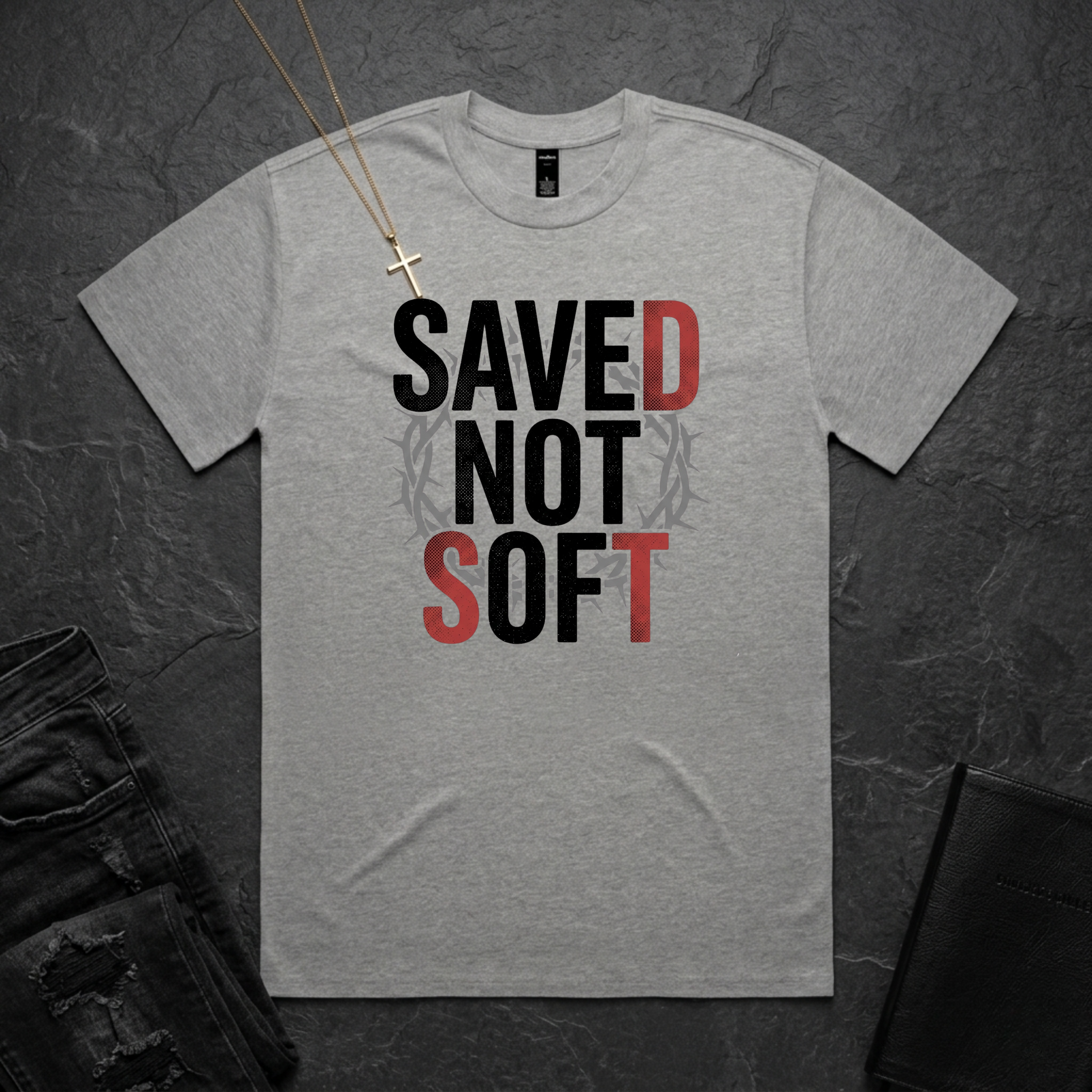 Saved Not Soft BoxTee