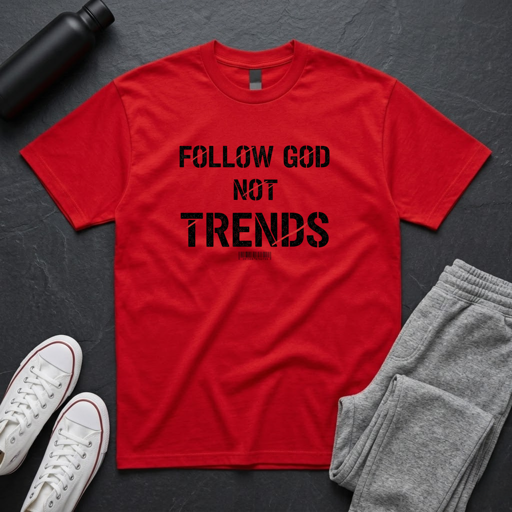 Follow God Not Trends BoxTee