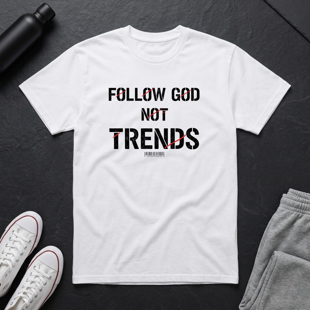 Follow God Not Trends BoxTee