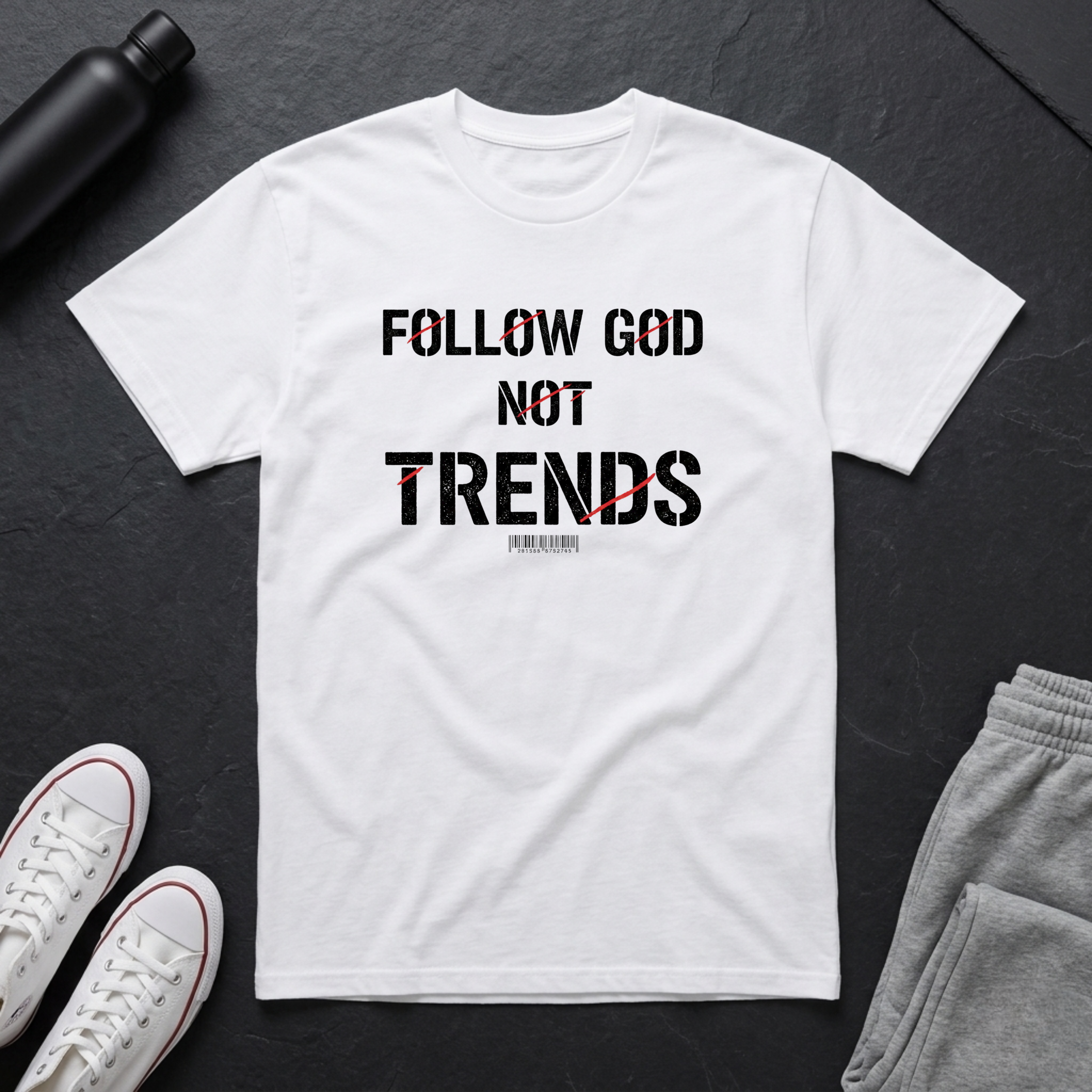 Follow God Not Trends BoxTee