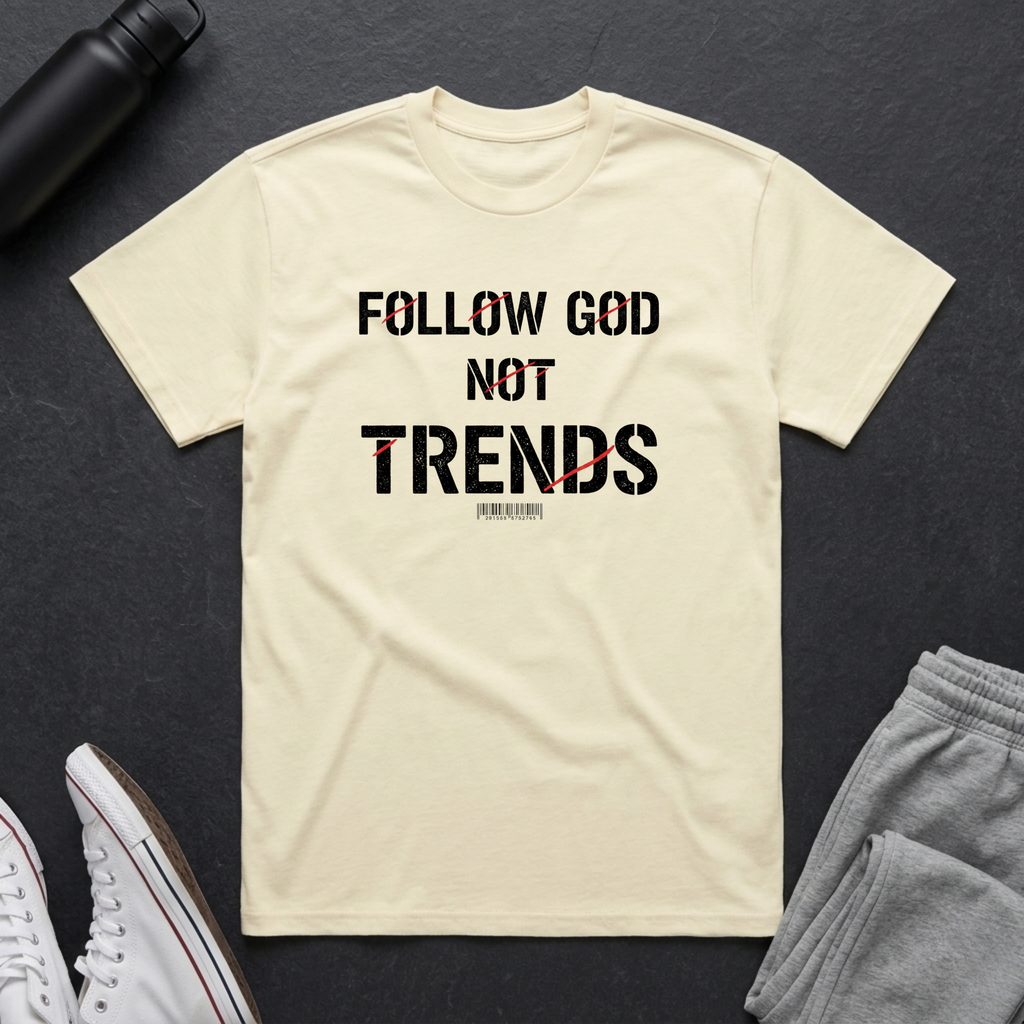 Follow God Not Trends BoxTee