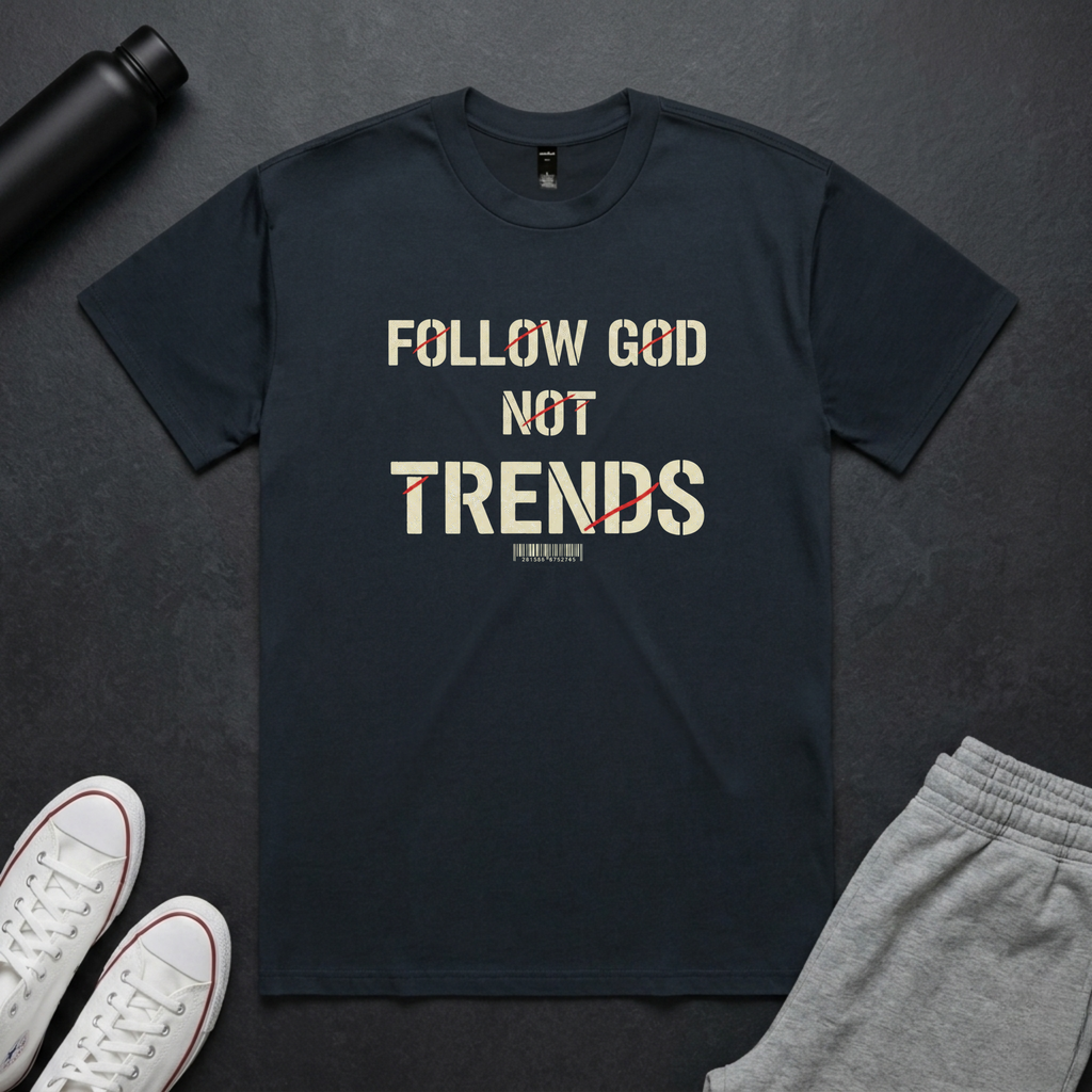 Follow God Not Trends BoxTee