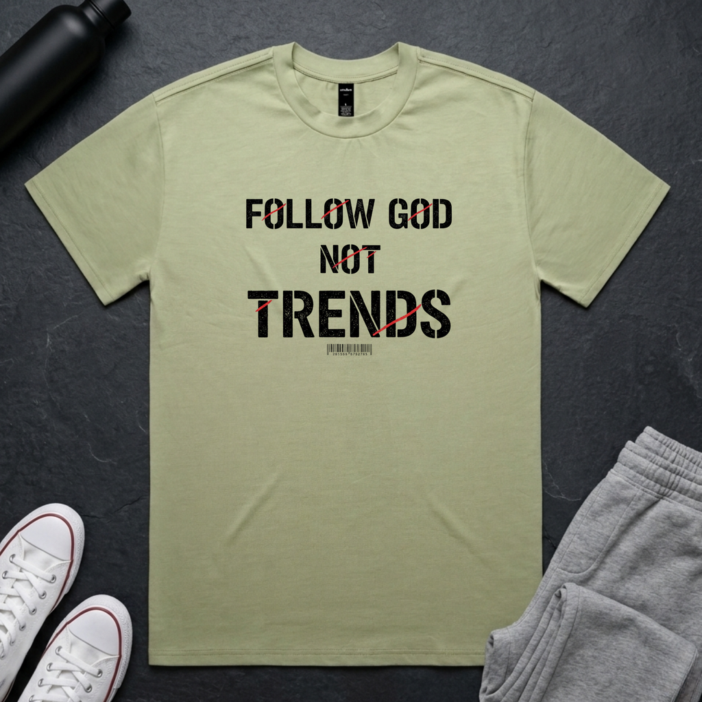 Follow God Not Trends BoxTee