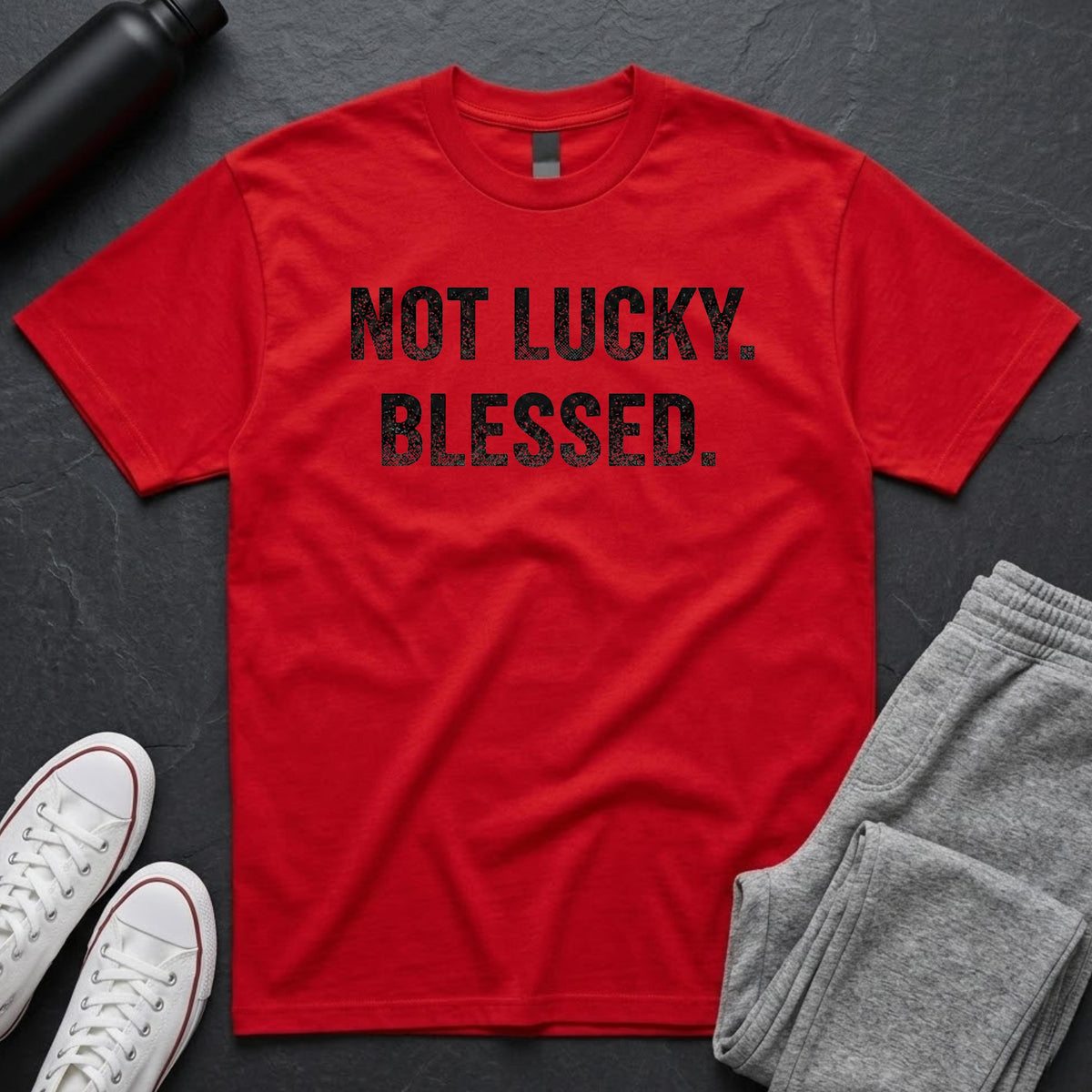 Not Lucky. Blessed. BoxTee