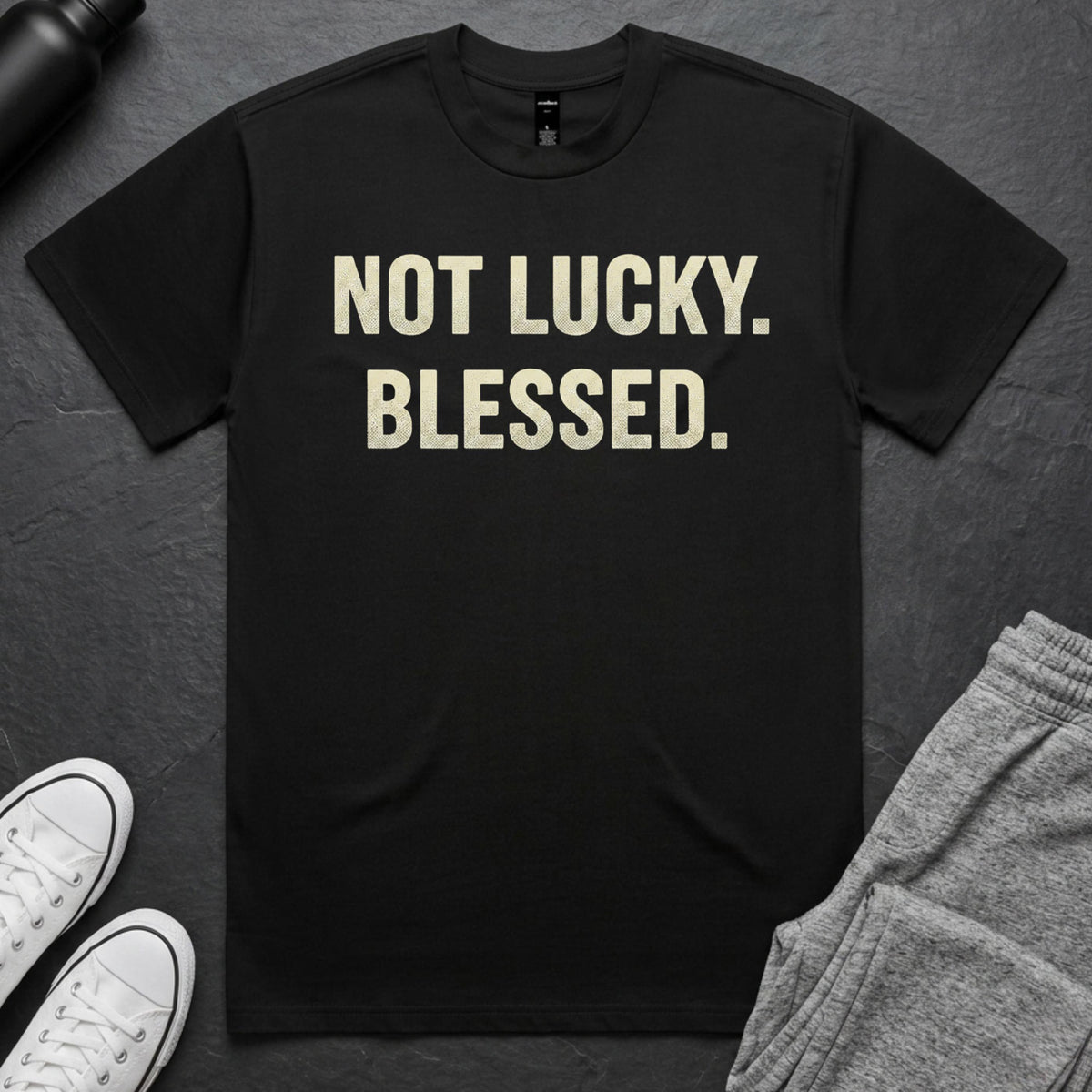 Not Lucky. Blessed. BoxTee
