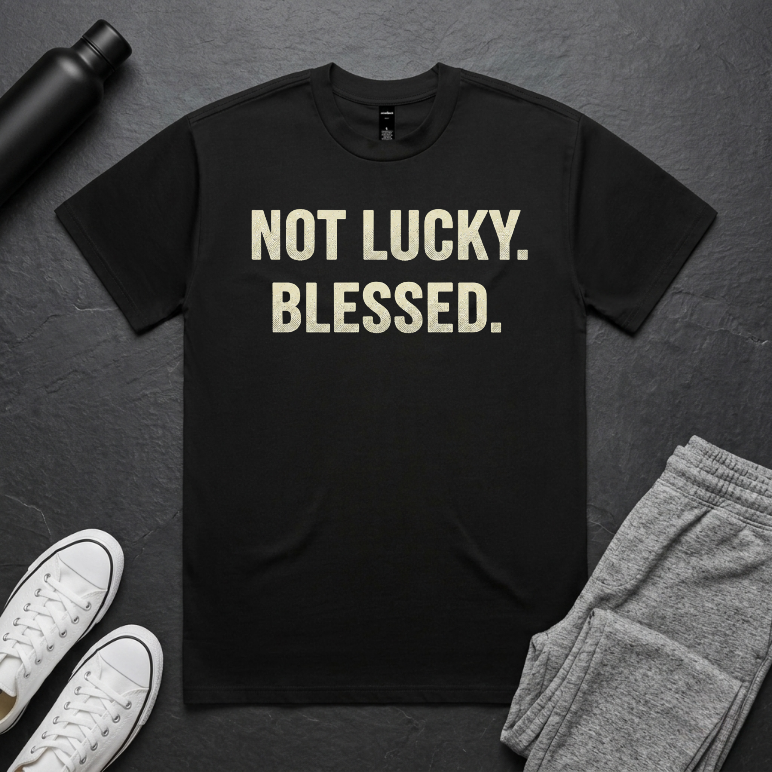 Not Lucky. Blessed. BoxTee
