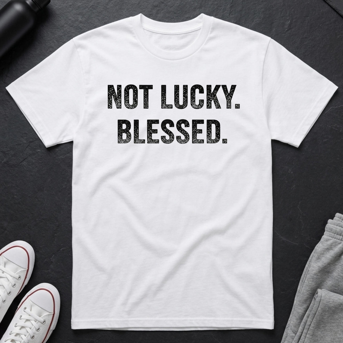 Not Lucky. Blessed. BoxTee