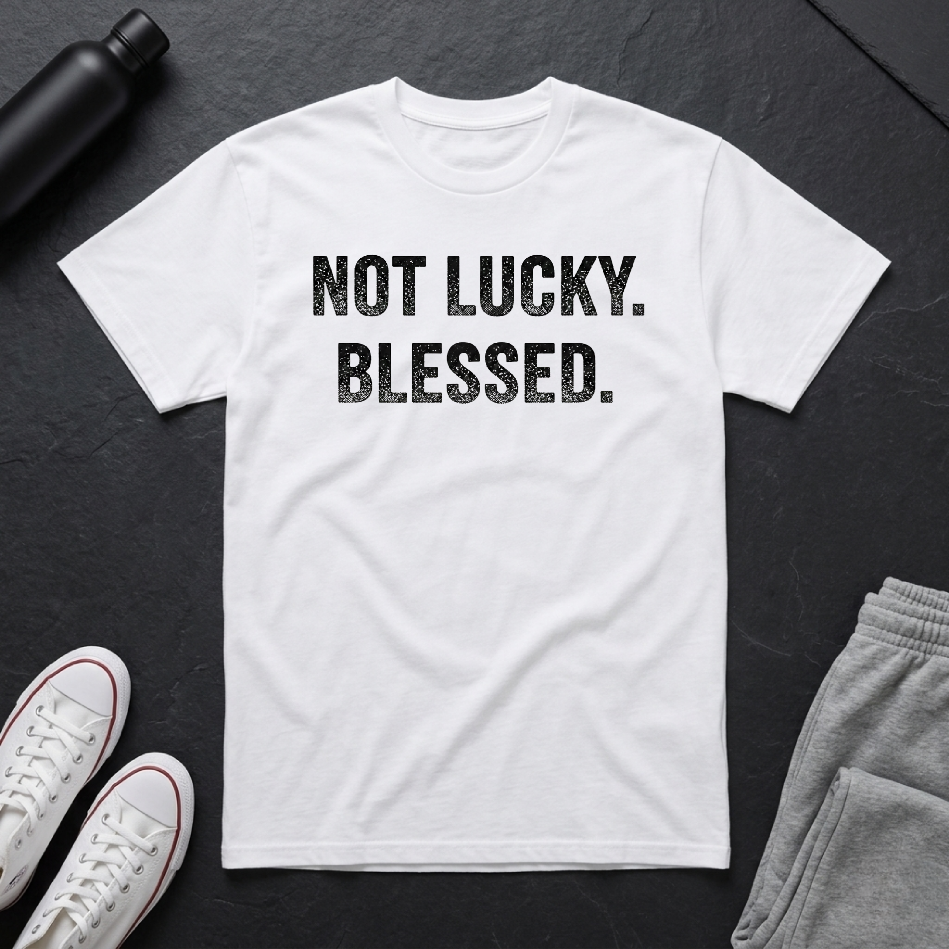 Not Lucky. Blessed. BoxTee
