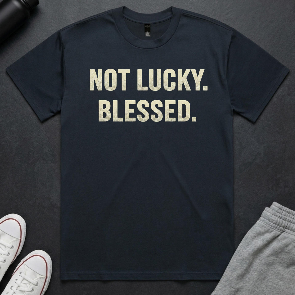 Not Lucky. Blessed. BoxTee