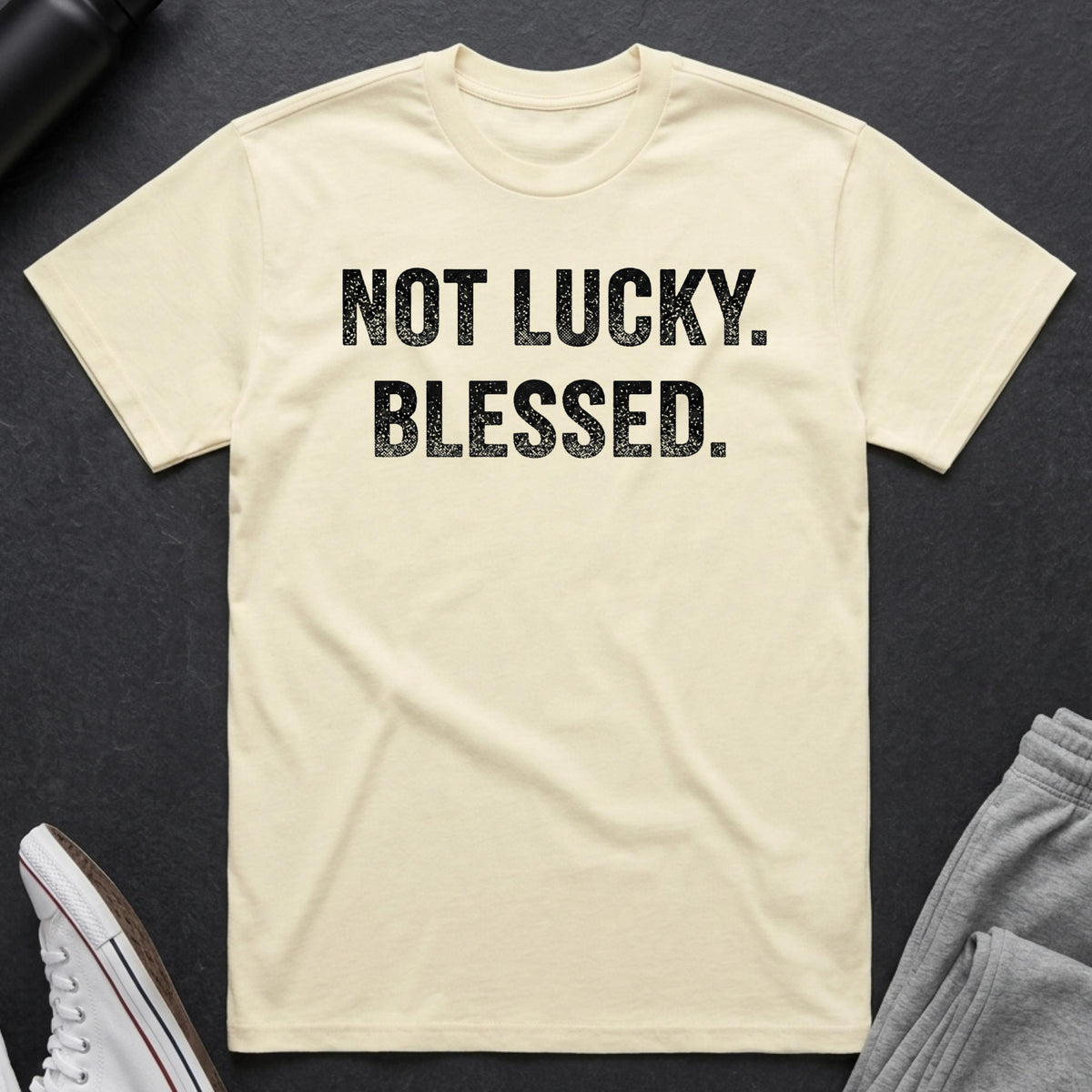 Not Lucky. Blessed. BoxTee