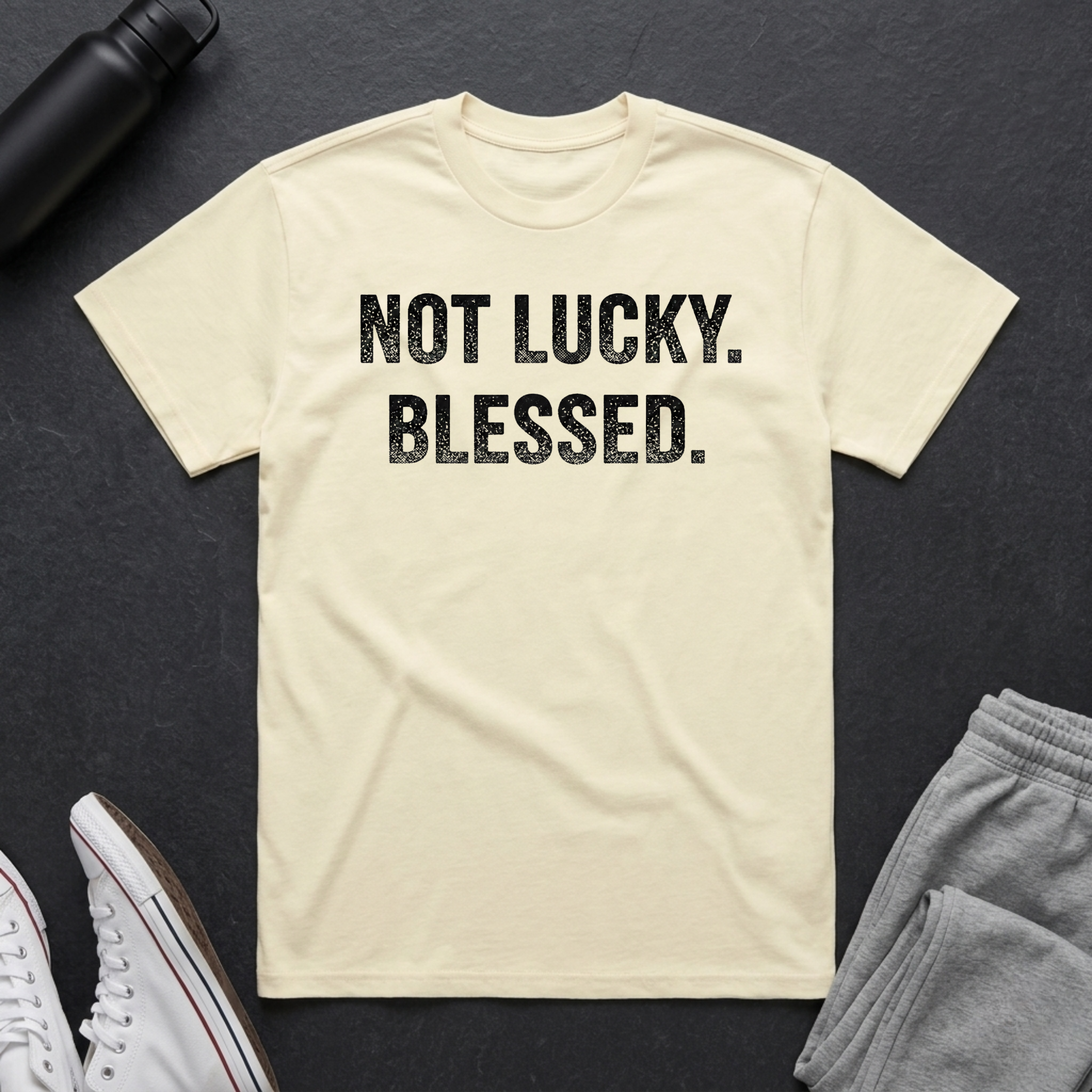 Not Lucky. Blessed. BoxTee