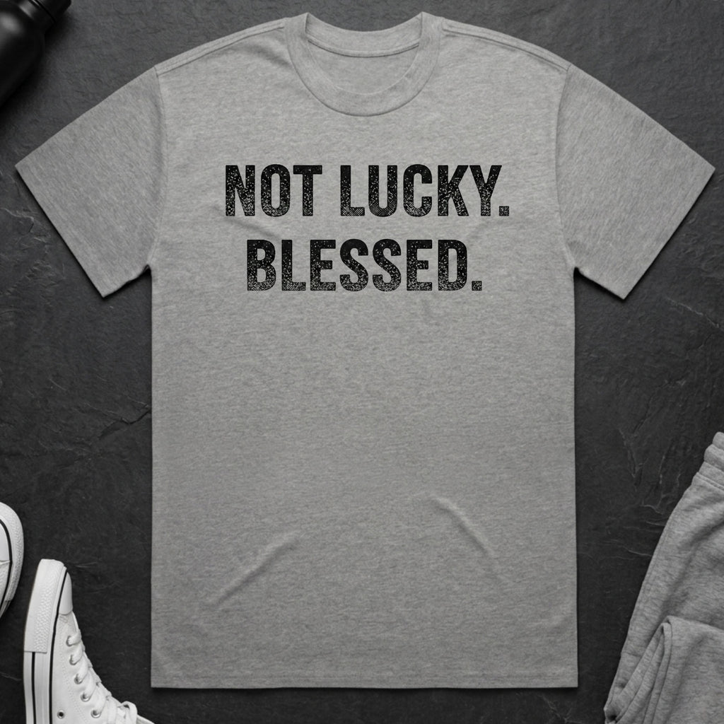 Not Lucky. Blessed. BoxTee