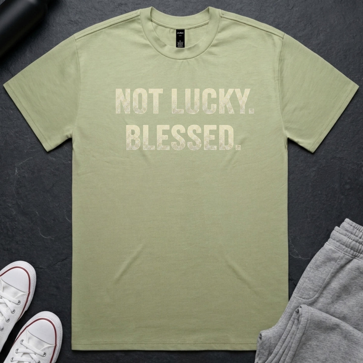 Not Lucky. Blessed. BoxTee