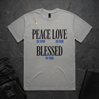 Peace Love Blessed In Him BoxTee