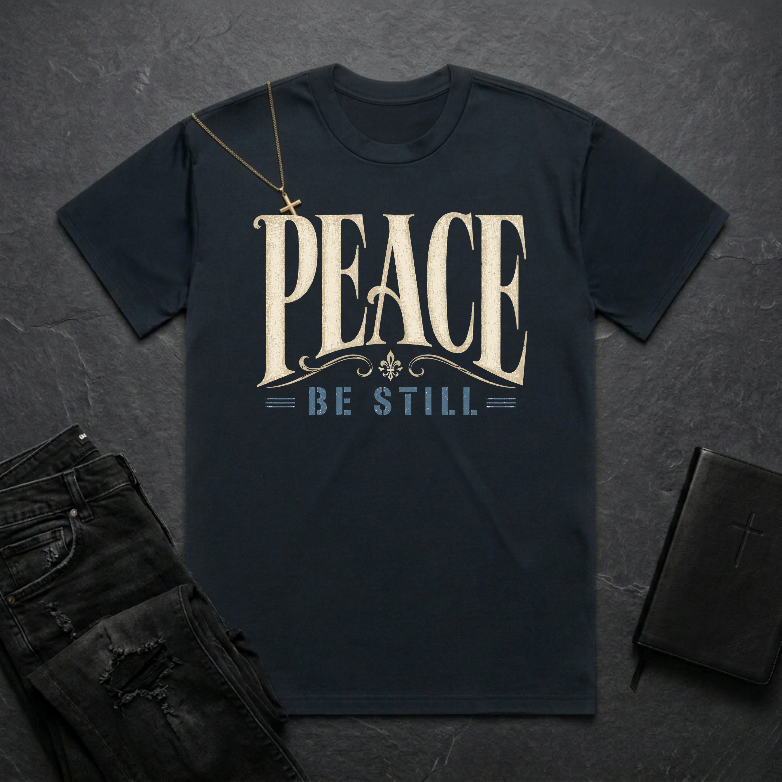 Peace, Be Still BoxTee