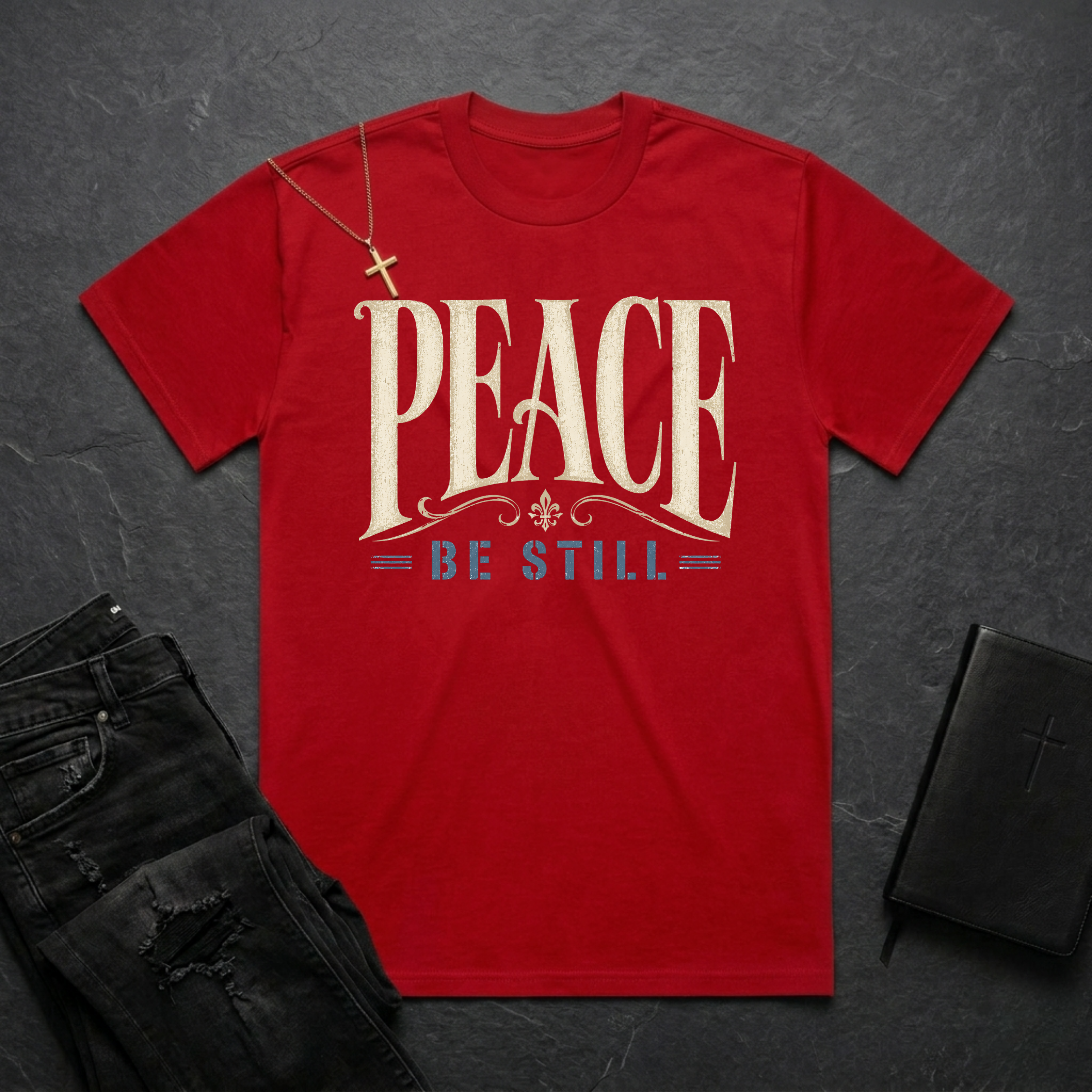 Peace, Be Still BoxTee