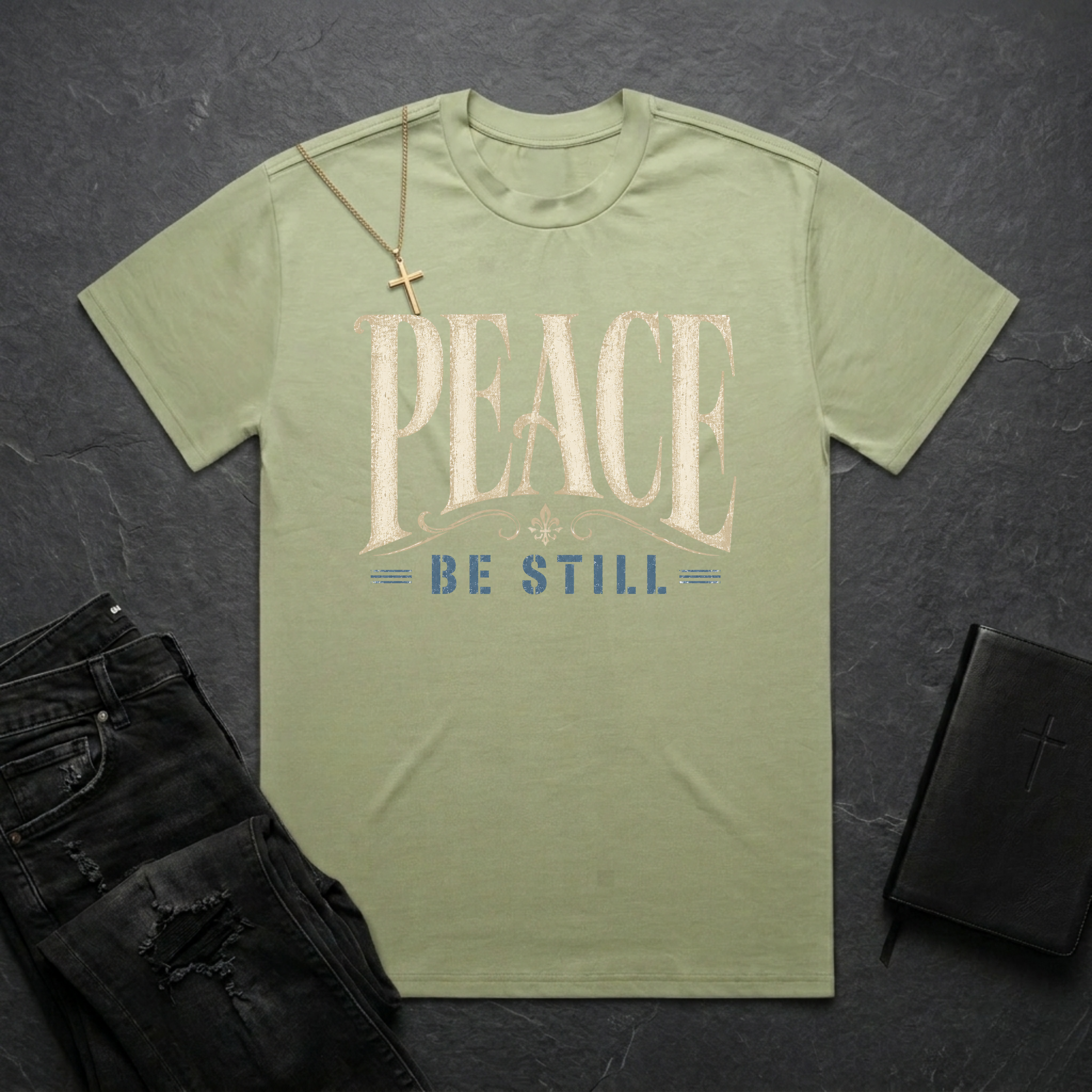 Peace, Be Still BoxTee