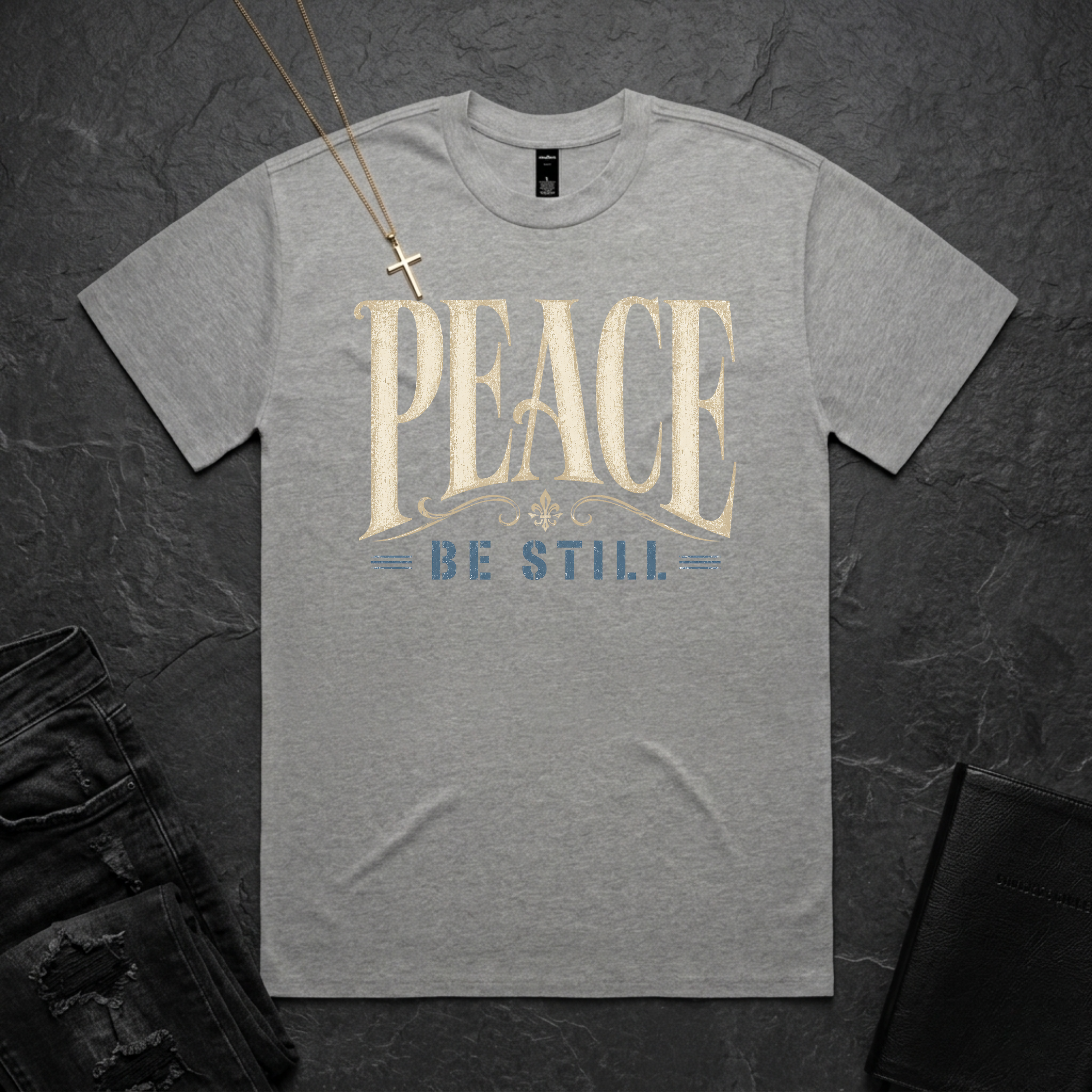 Peace, Be Still BoxTee