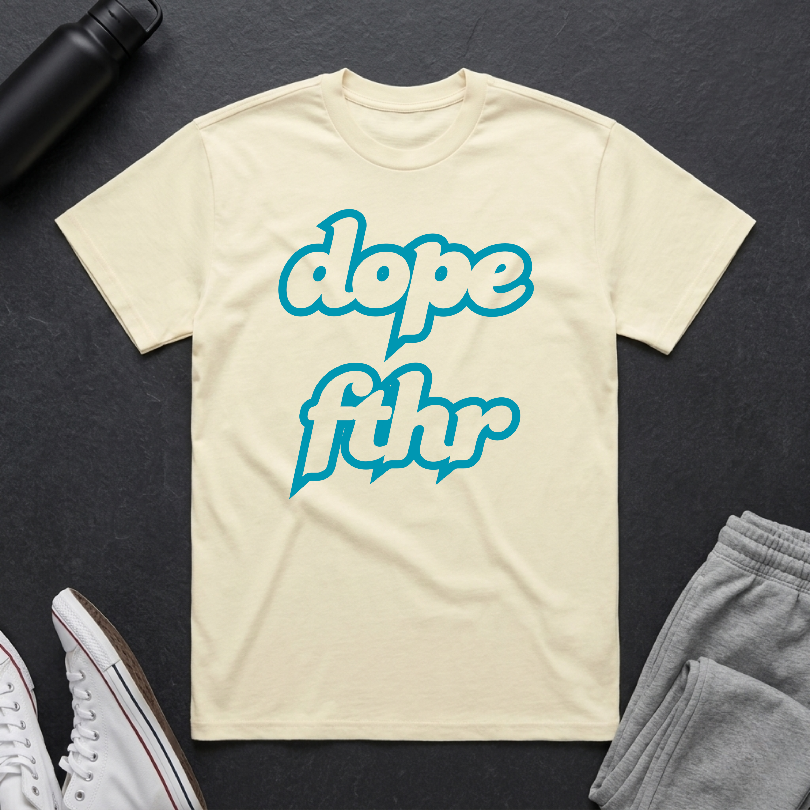 DOPE FTHR SeaBlue BoxTee