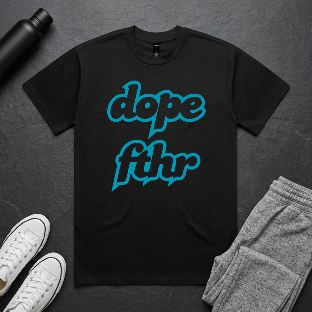 DOPE FTHR SeaBlue BoxTee