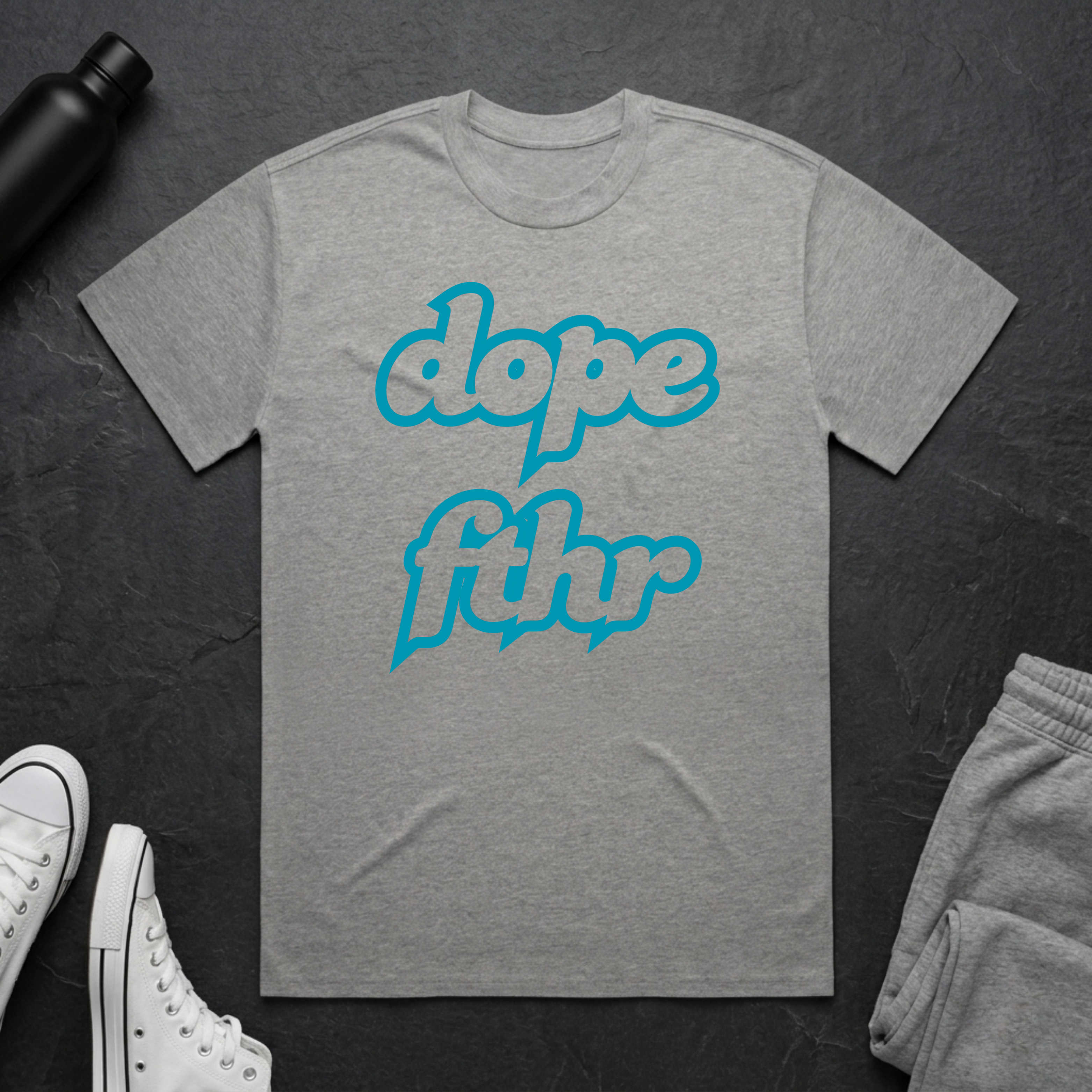 DOPE FTHR SeaBlue BoxTee
