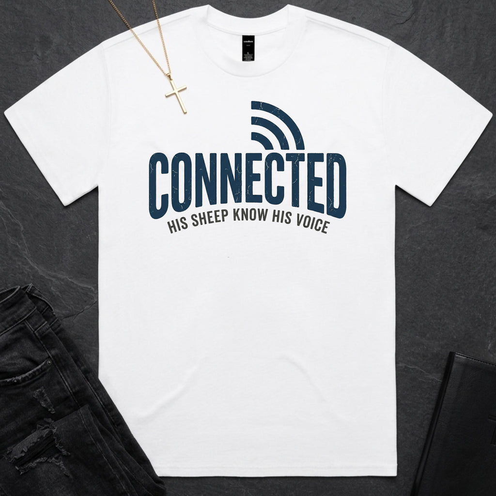 Connected - Sheep Know His Voice BoxTee